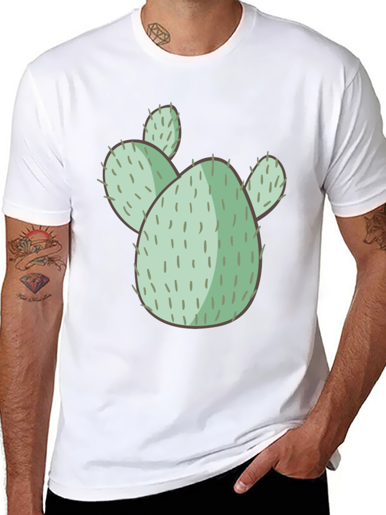 Cactus Graphic Tee - Trendy & Unique