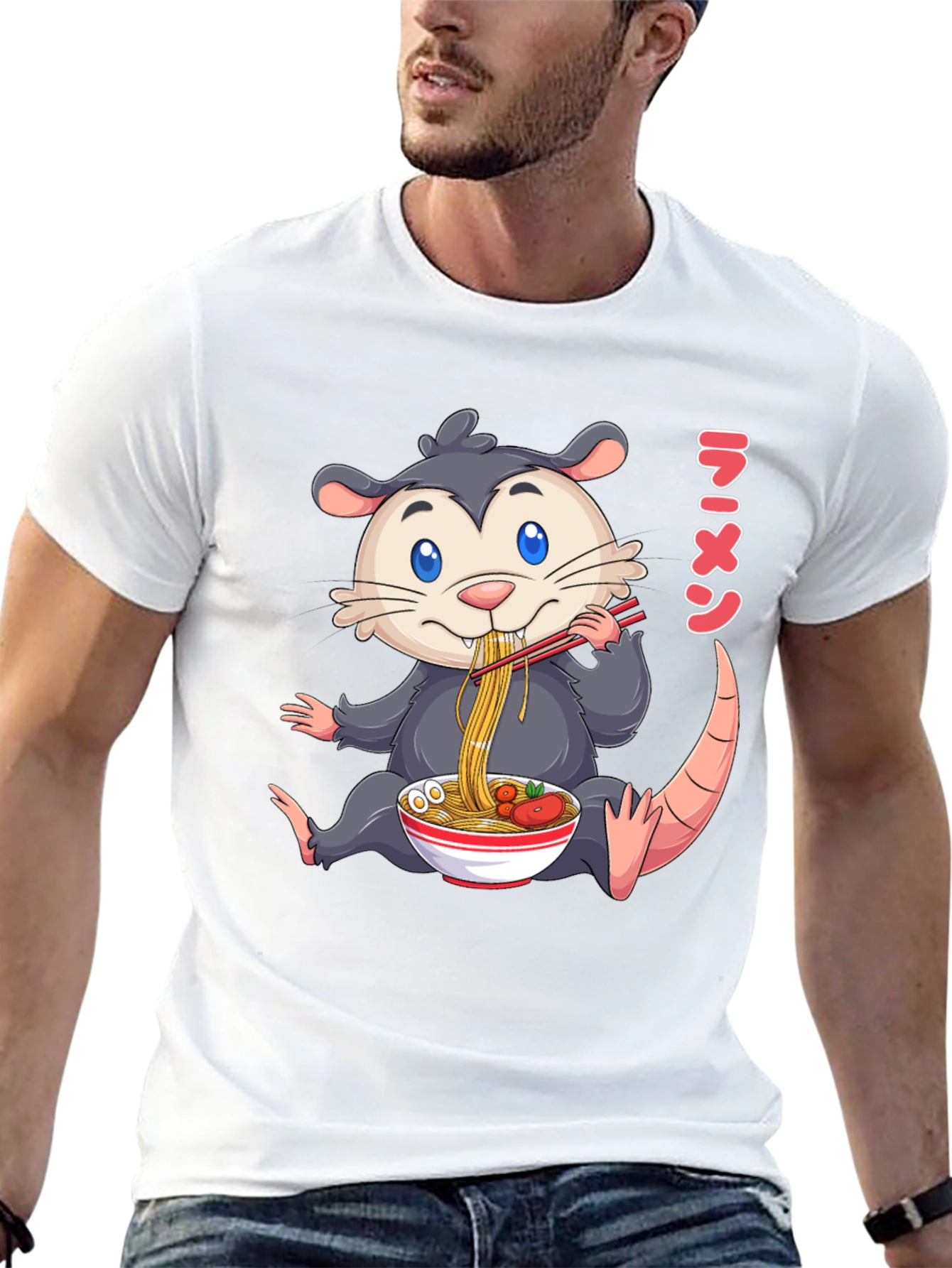 Ramen Opossum Graphic Tee