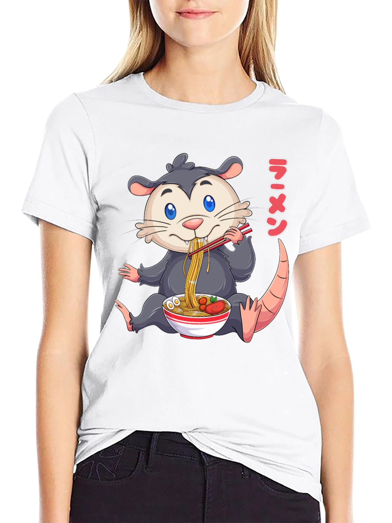 Ramen Opossum Graphic Tee