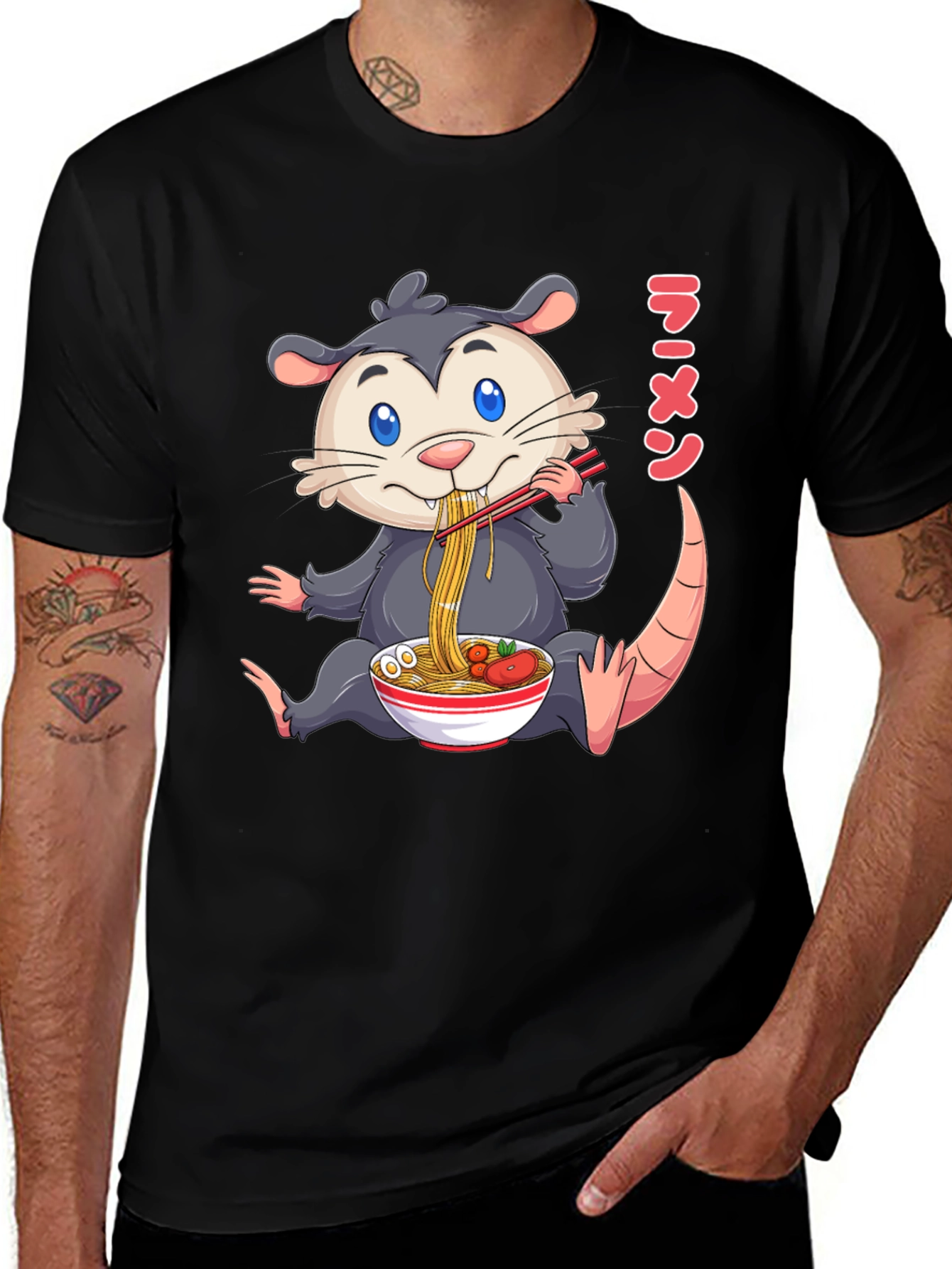 Ramen Opossum Graphic Tee