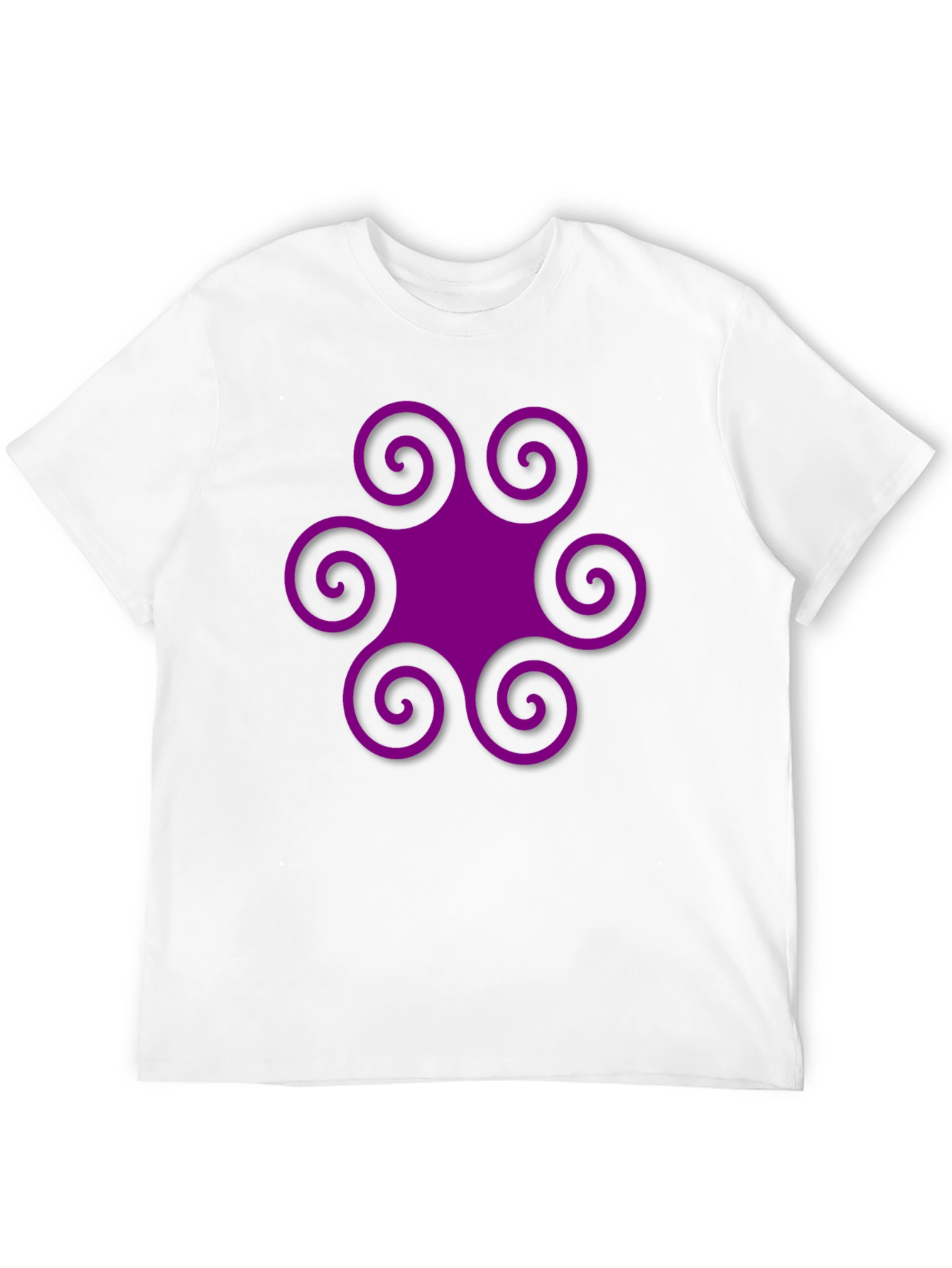 Swirl Graphic Tee - Unique Style