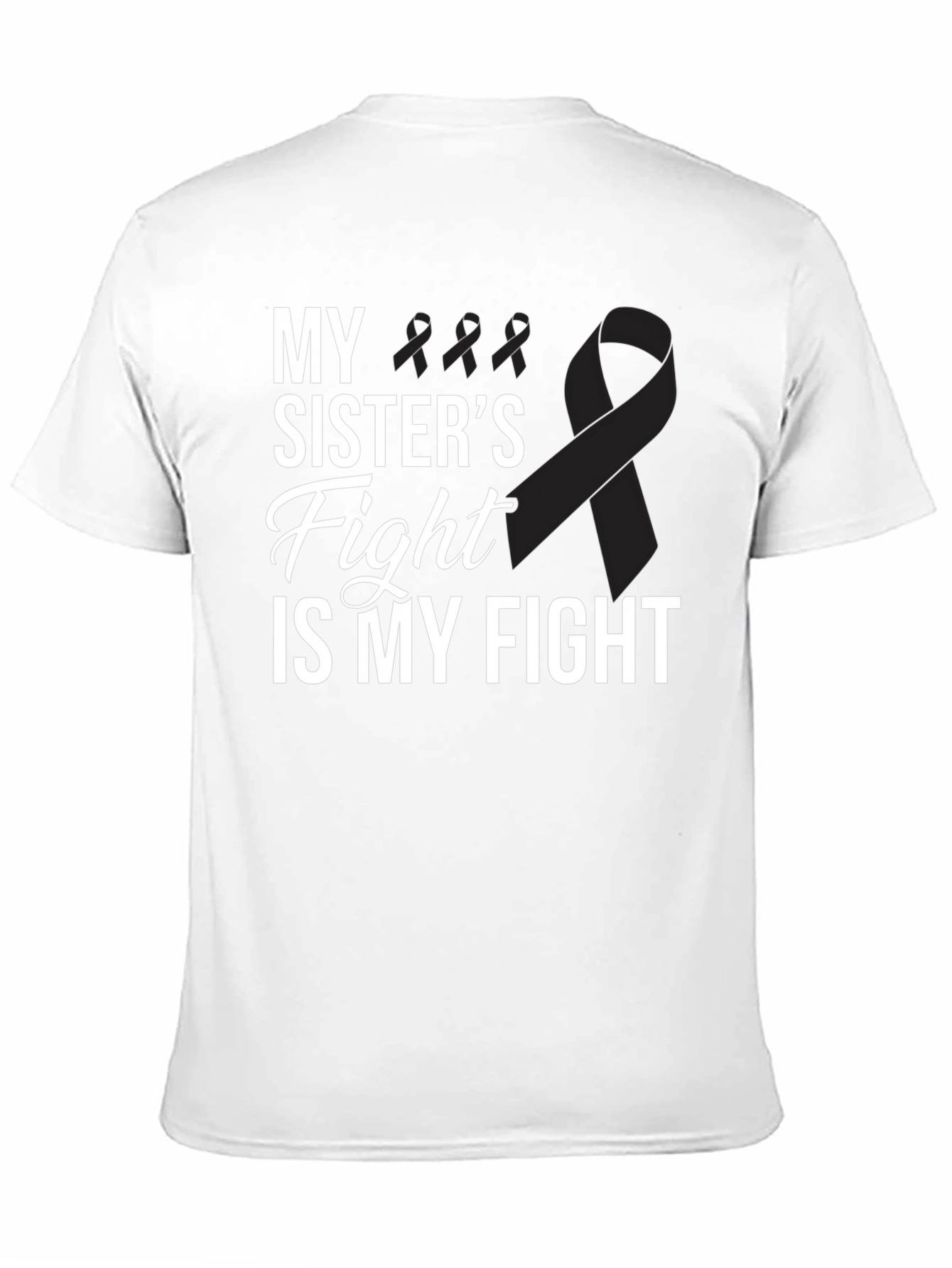 My Sisters Fight T-Shirt - Melanoma Cancer Awareness Tee