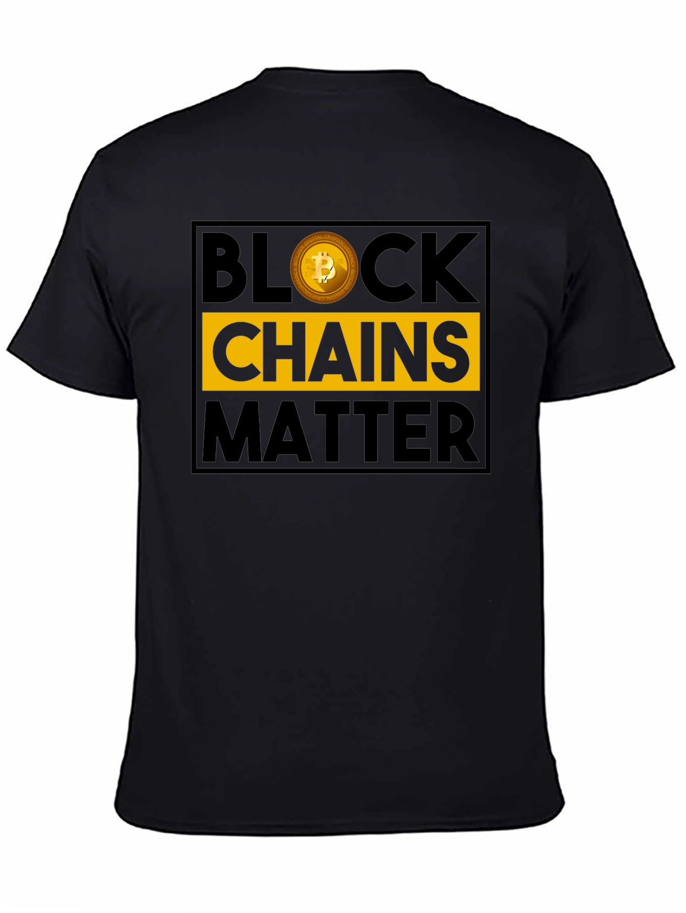 Blockchains Matter Bitcoin Graphic Tee