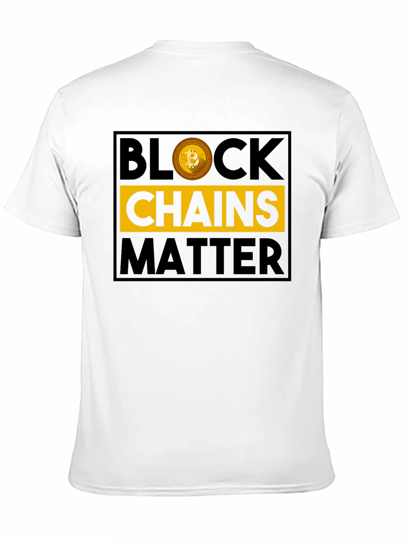 Blockchains Matter Bitcoin Graphic Tee