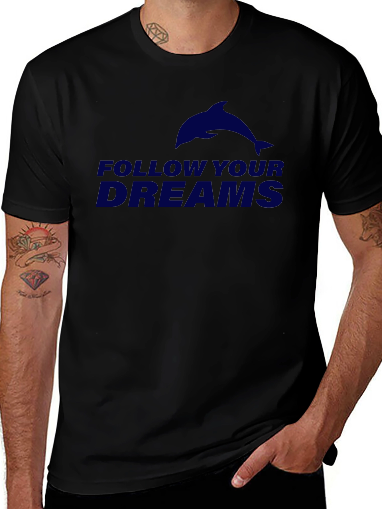 Follow Your Dreams T-Shirt - Black