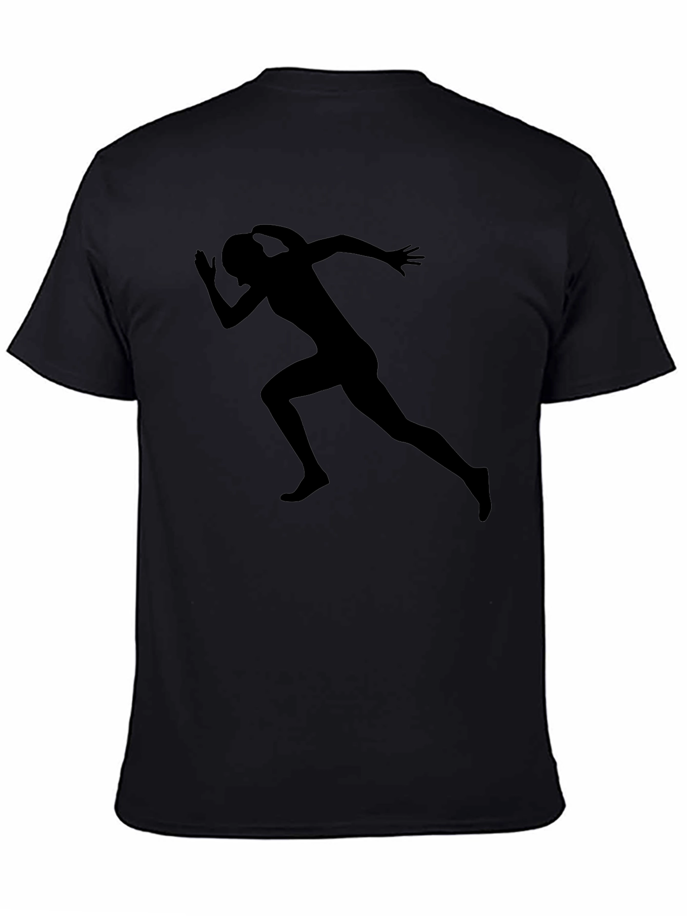 Black Runner Silhouette Tee