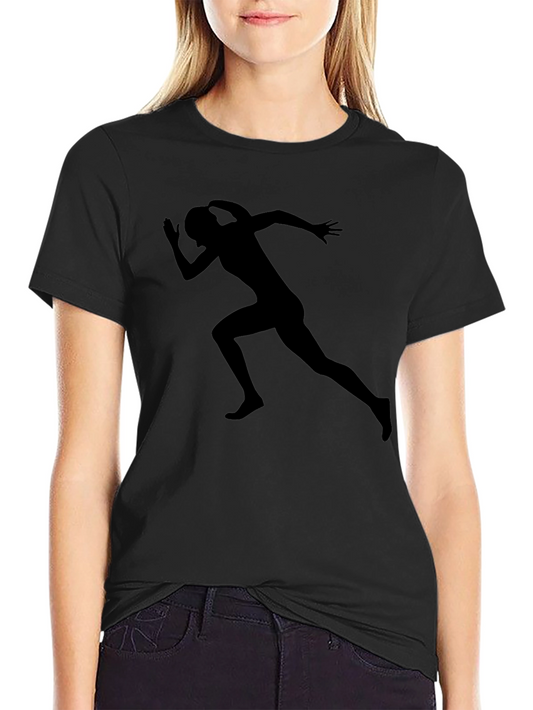 Black Runner Silhouette Tee