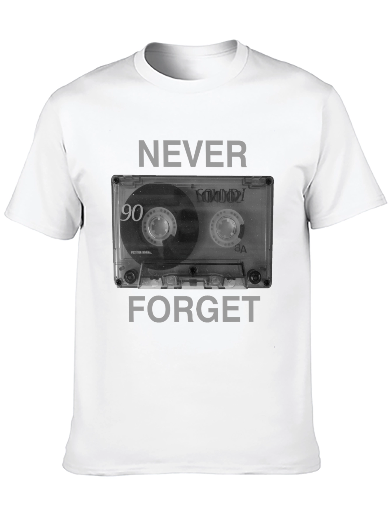 Never Forget Cassette Tape Graphic Tee