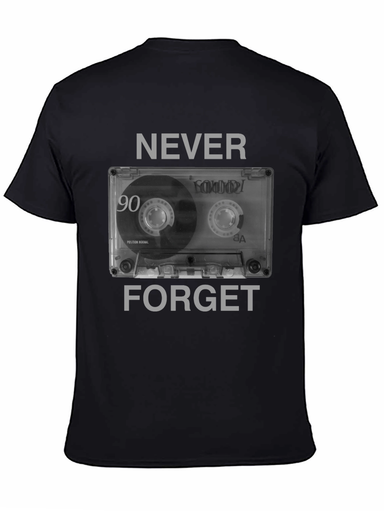 Never Forget Cassette Tape Graphic Tee