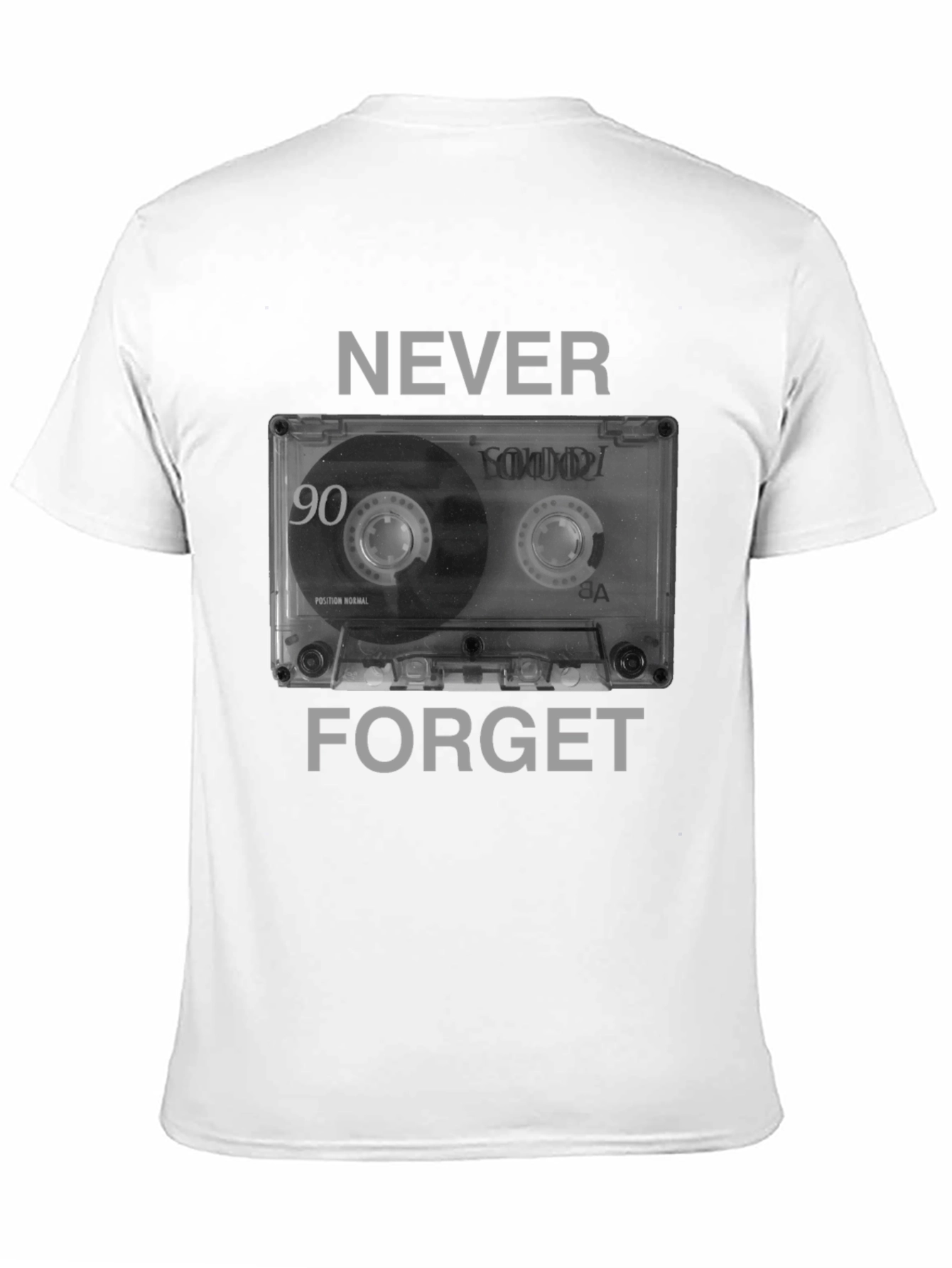Never Forget Cassette Tape Graphic Tee