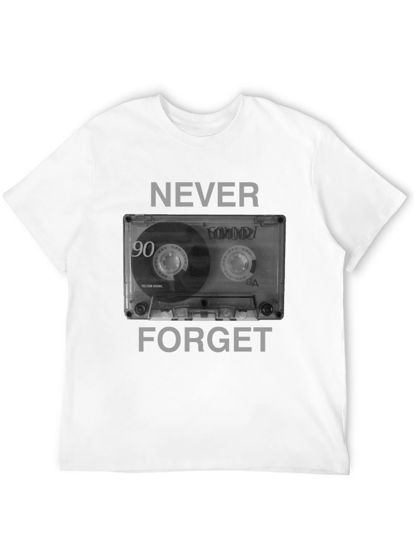 Never Forget Cassette Tape Graphic Tee