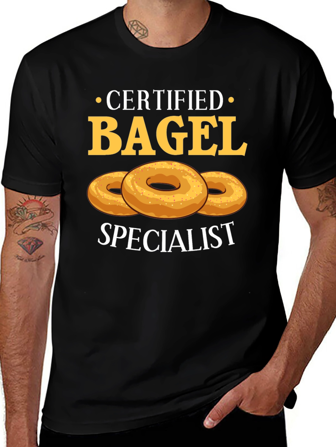 Certified Bagel Specialist Graphic Tee