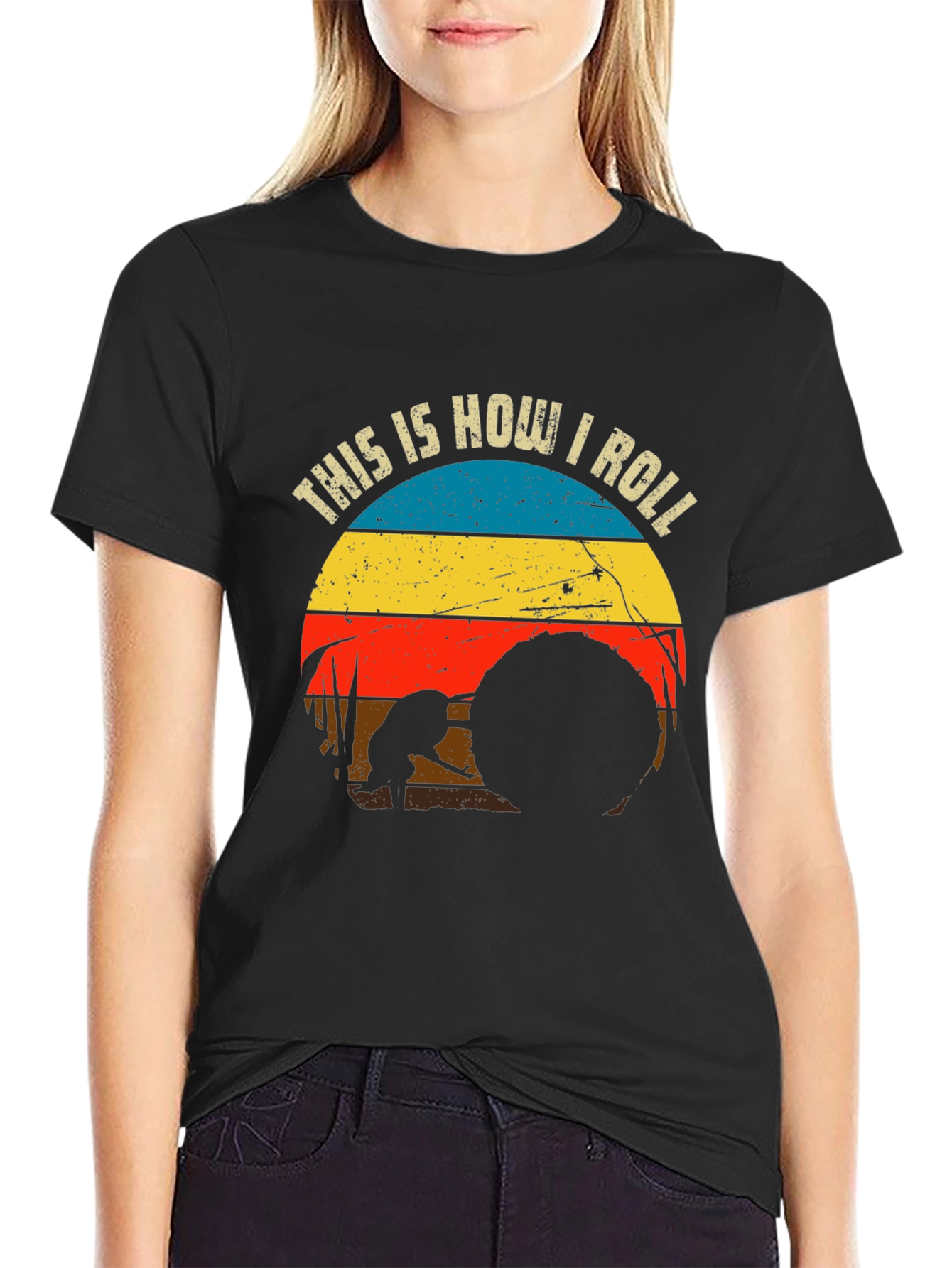 This Is How I Roll Dung Beetle Graphic Tee