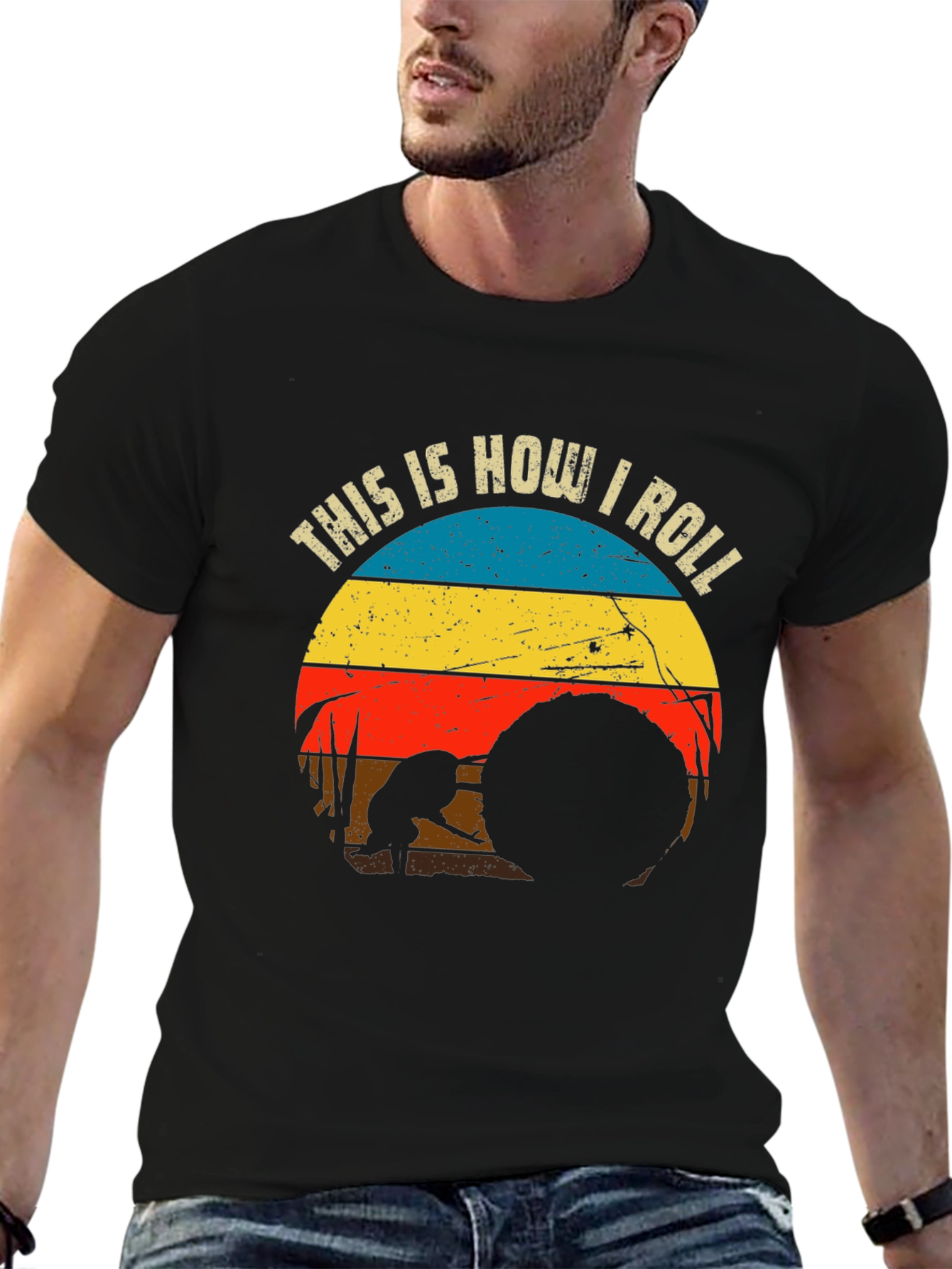 This Is How I Roll Dung Beetle Graphic Tee