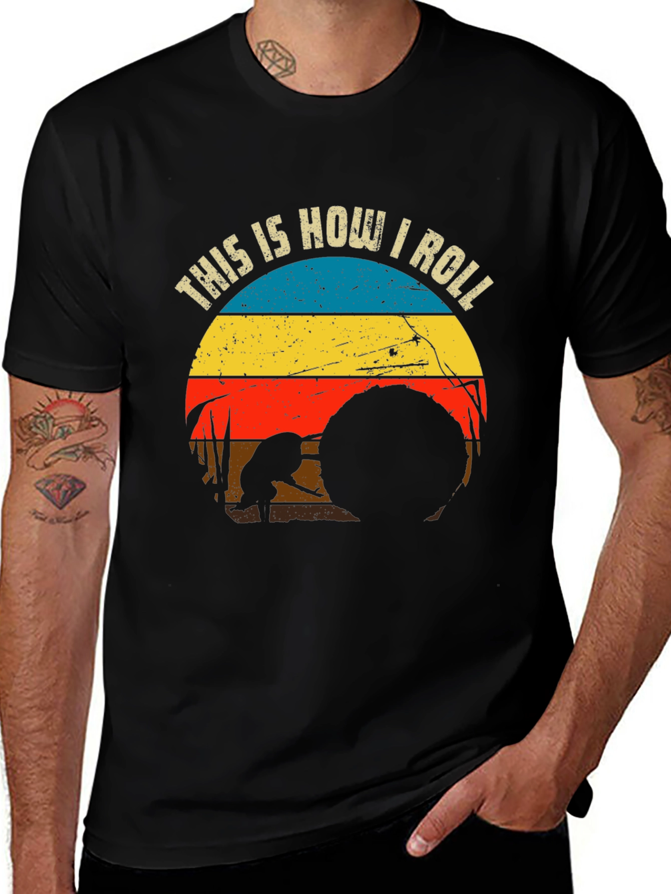 This Is How I Roll Dung Beetle Graphic Tee