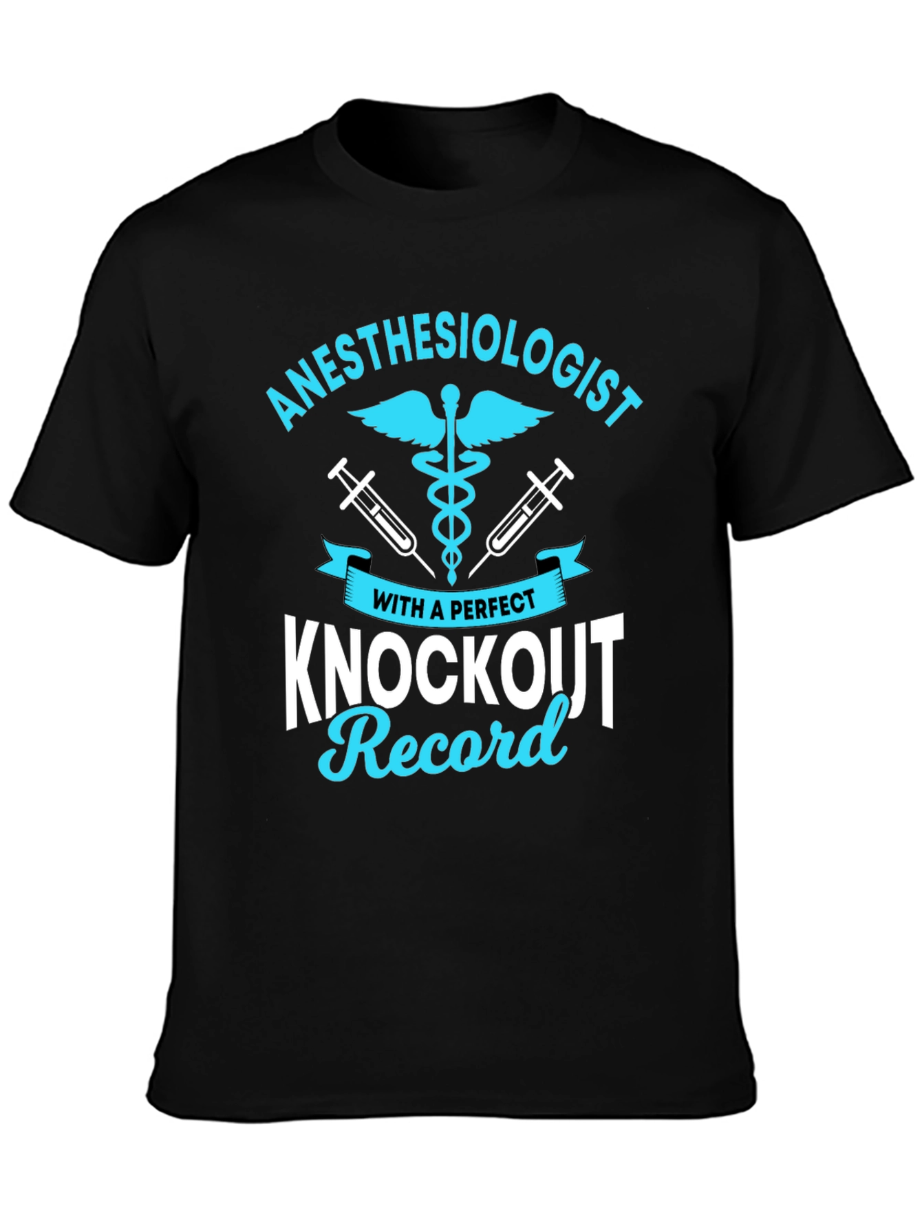 Anesthesiologist Knockout Record Graphic Tee