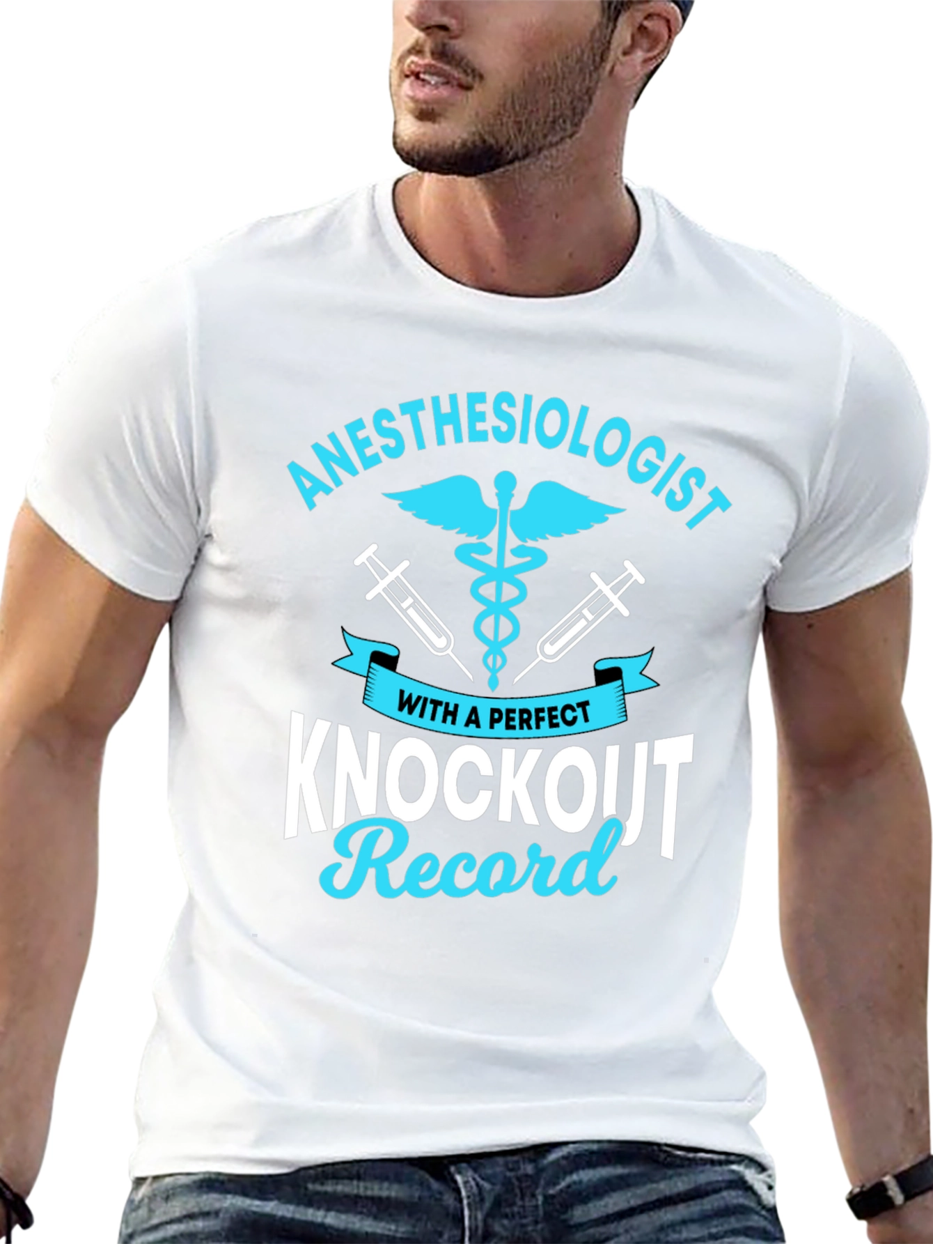 Anesthesiologist Knockout Record Graphic Tee