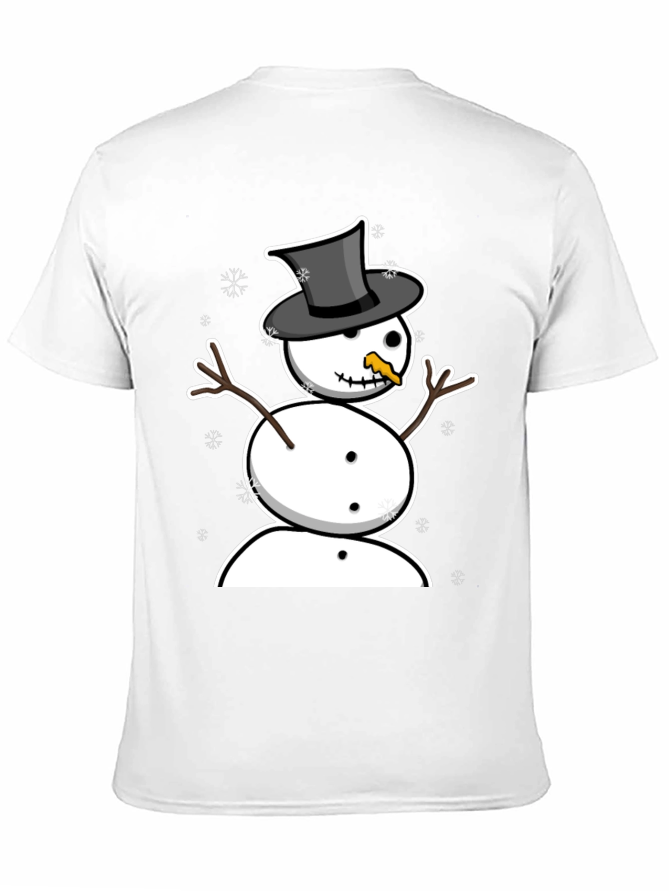 Snowman Graphic Tee - Winter Holiday Style