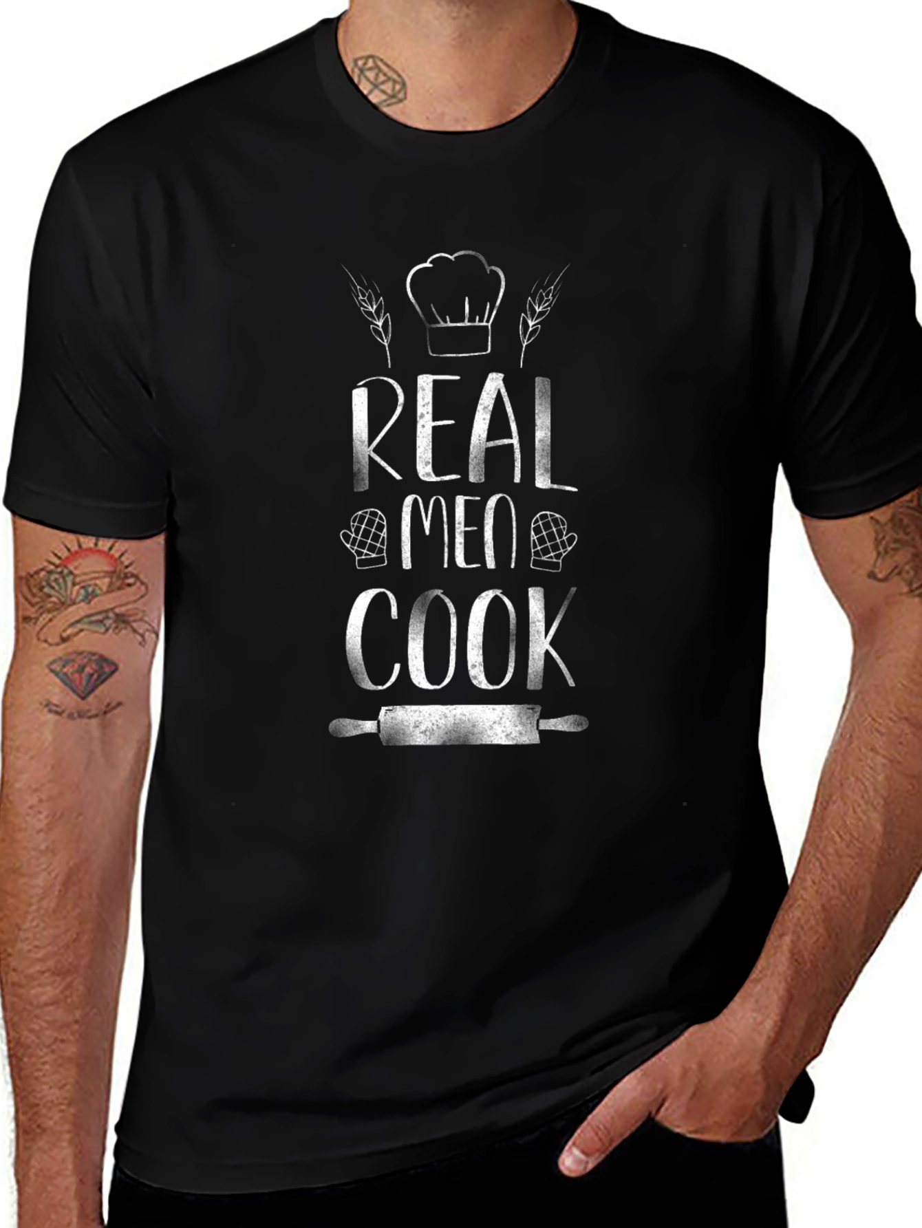 Real Men Cook T-Shirt - Chef Humor Tee