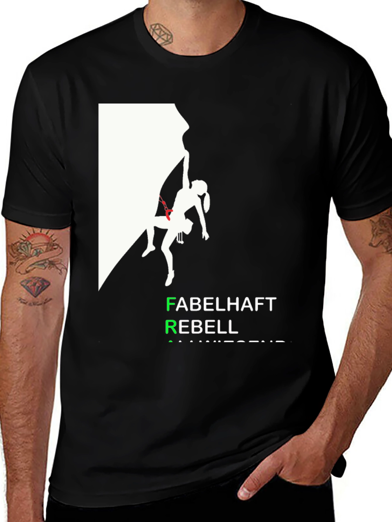 Fabelhaft Rebel Climber Graphic T-Shirt