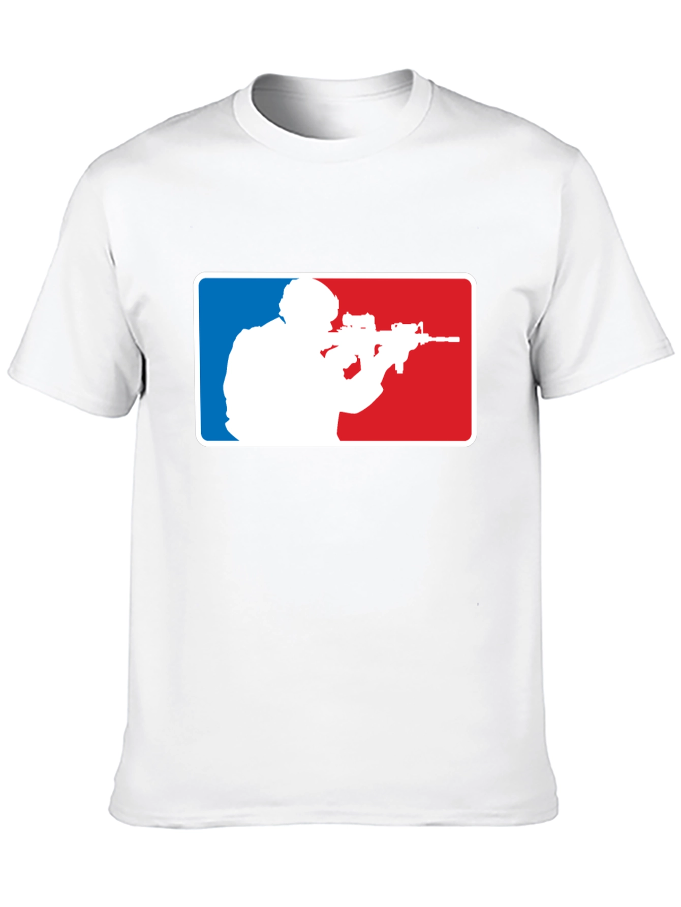 Tactical Shooter Graphic T-Shirt - Black