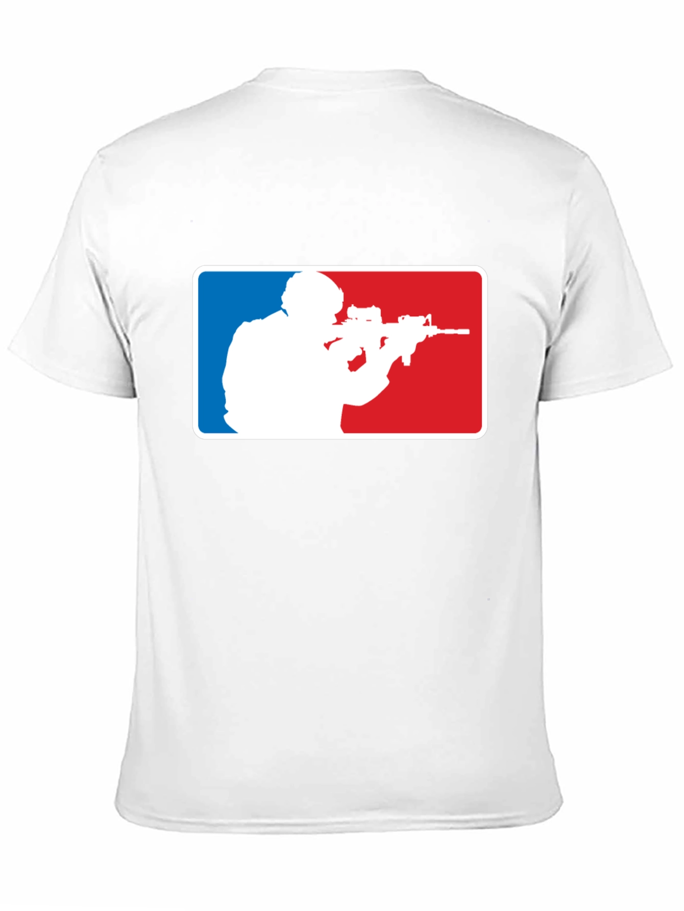 Tactical Shooter Graphic T-Shirt - Black