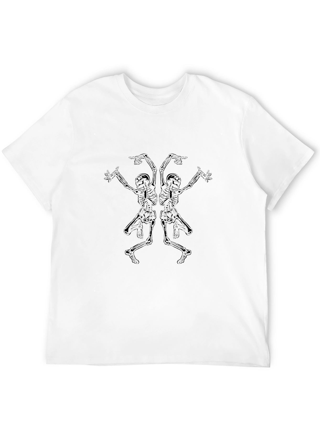 Skeleton Dance Black Graphic Tee