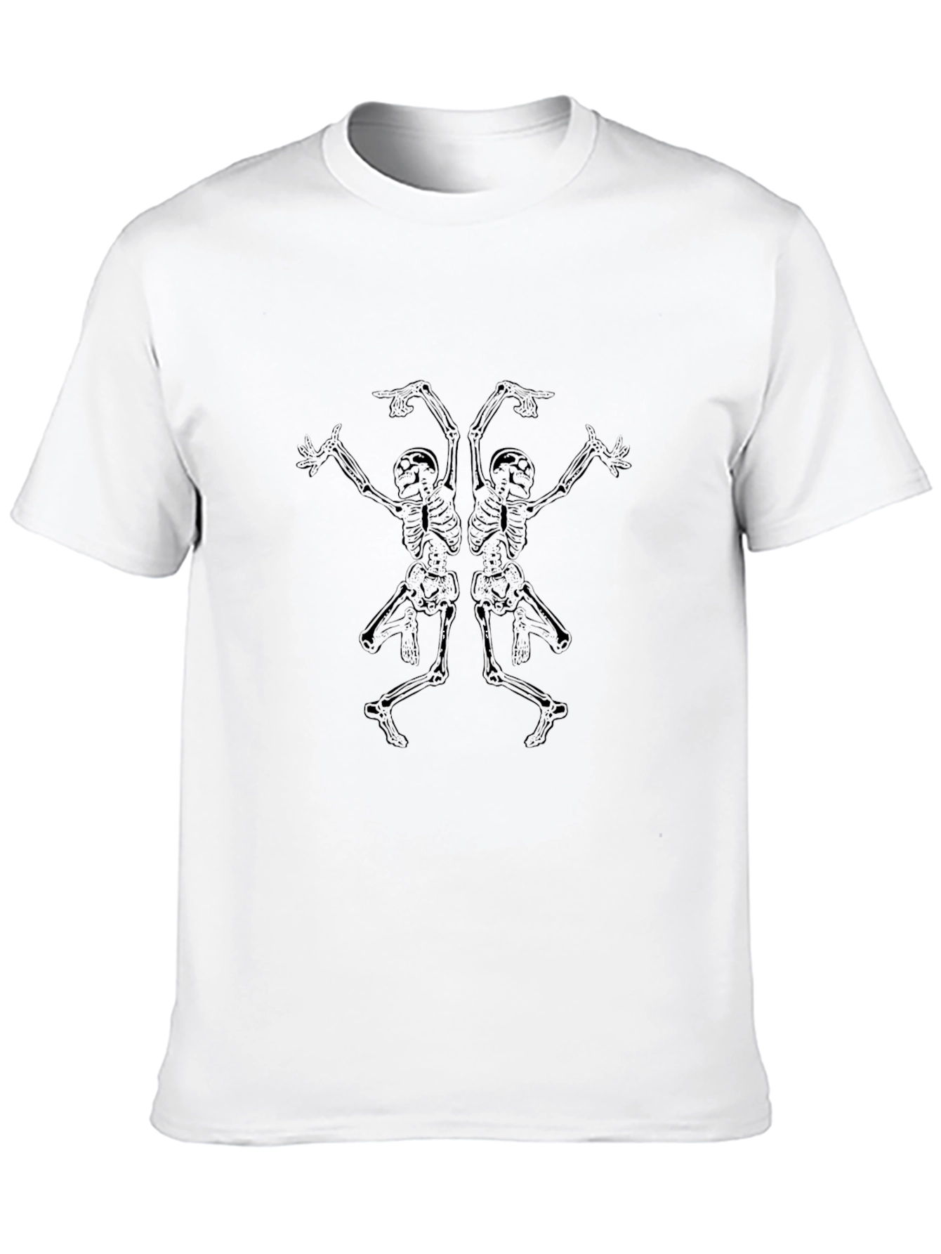 Skeleton Dance Black Graphic Tee