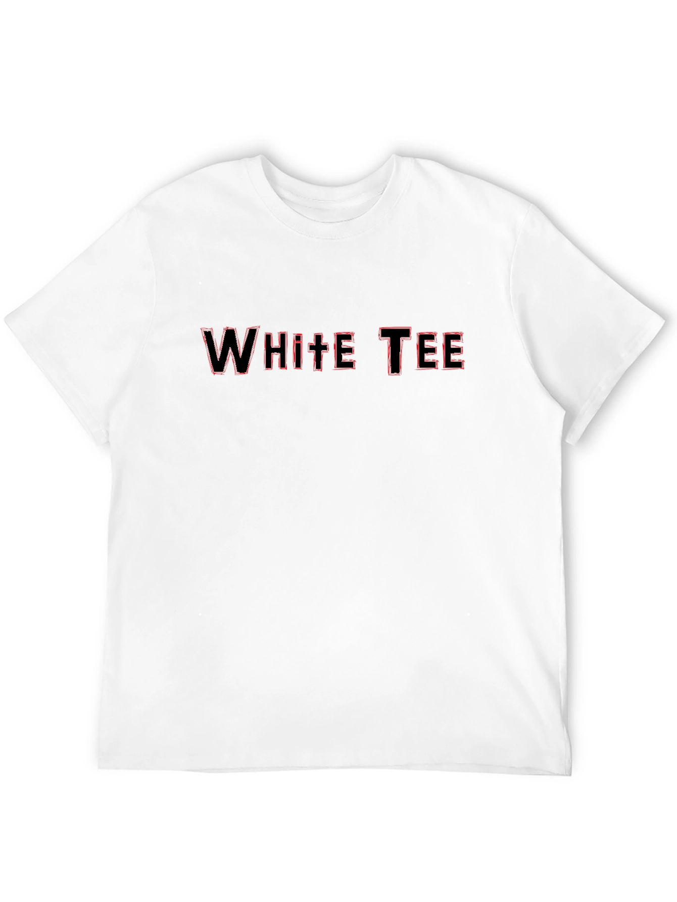 Mens Graphic Tee - White Tee Design