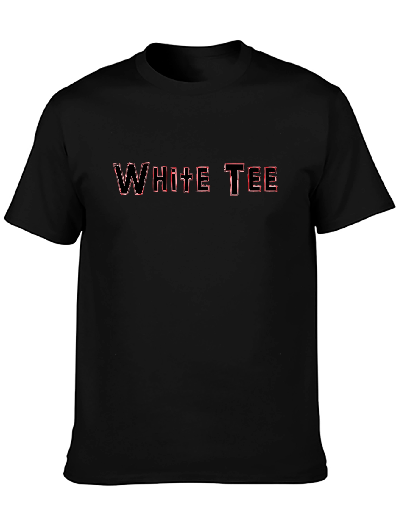 Mens Graphic Tee - White Tee Design