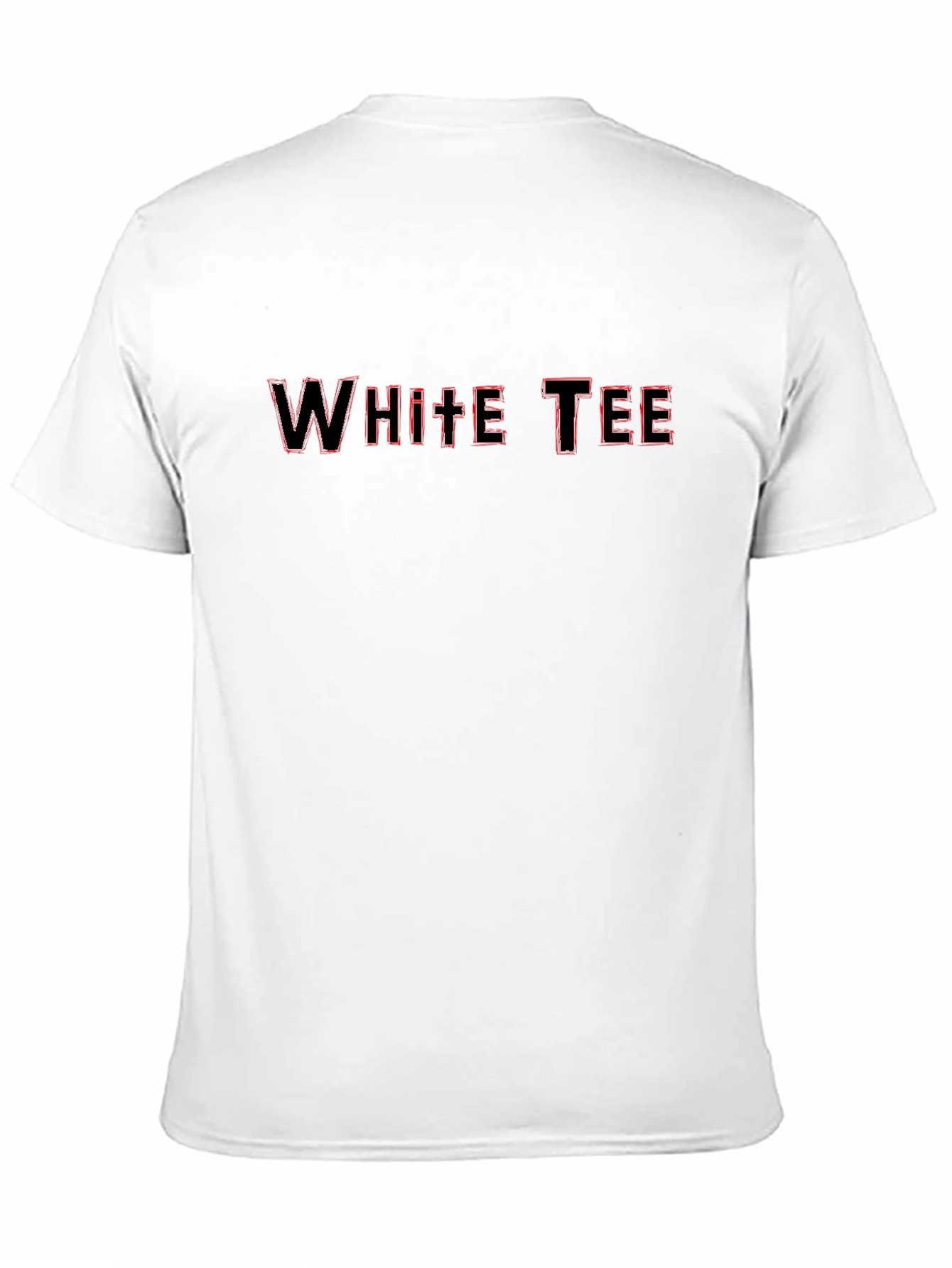 Mens Graphic Tee - White Tee Design