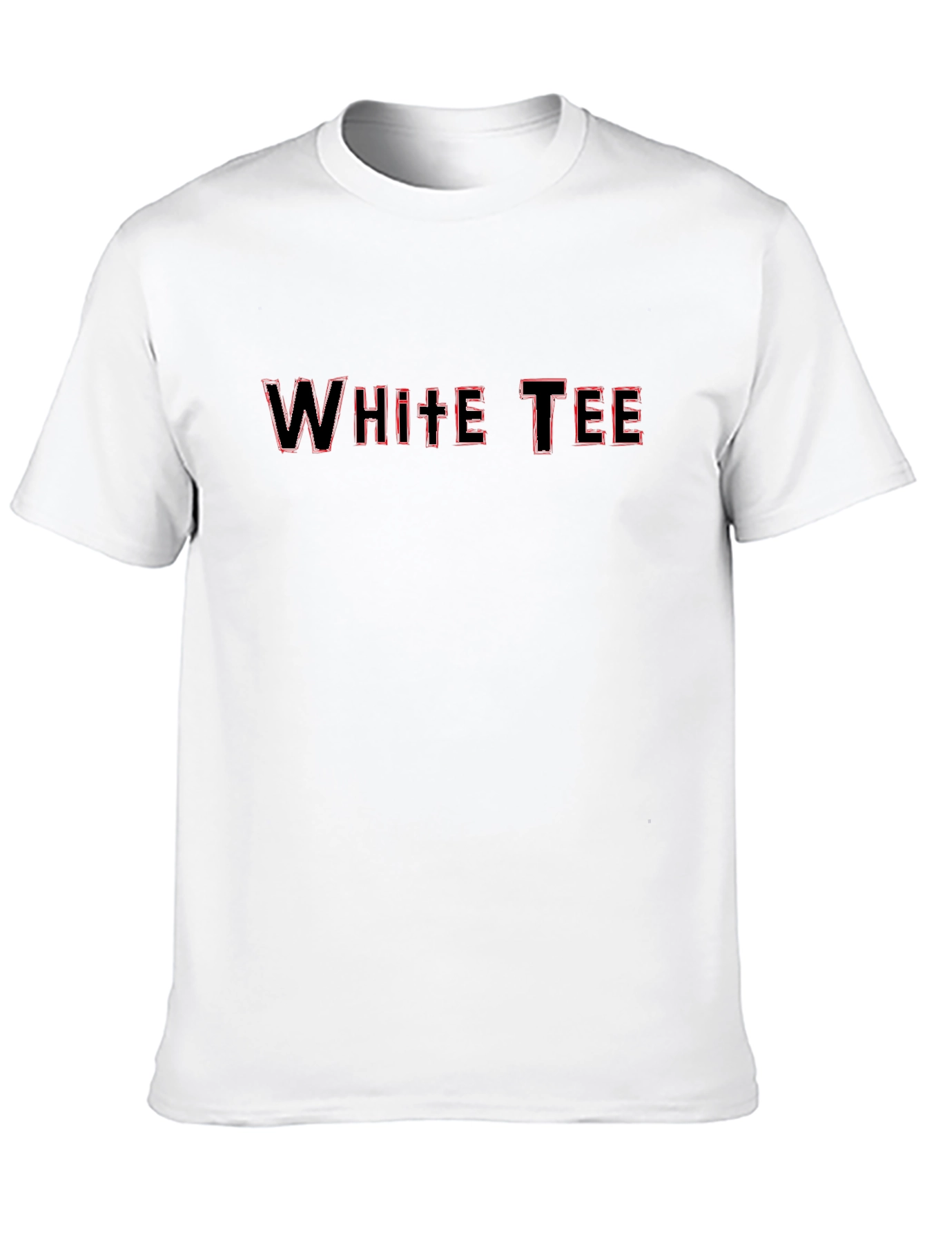 Mens Graphic Tee - White Tee Design