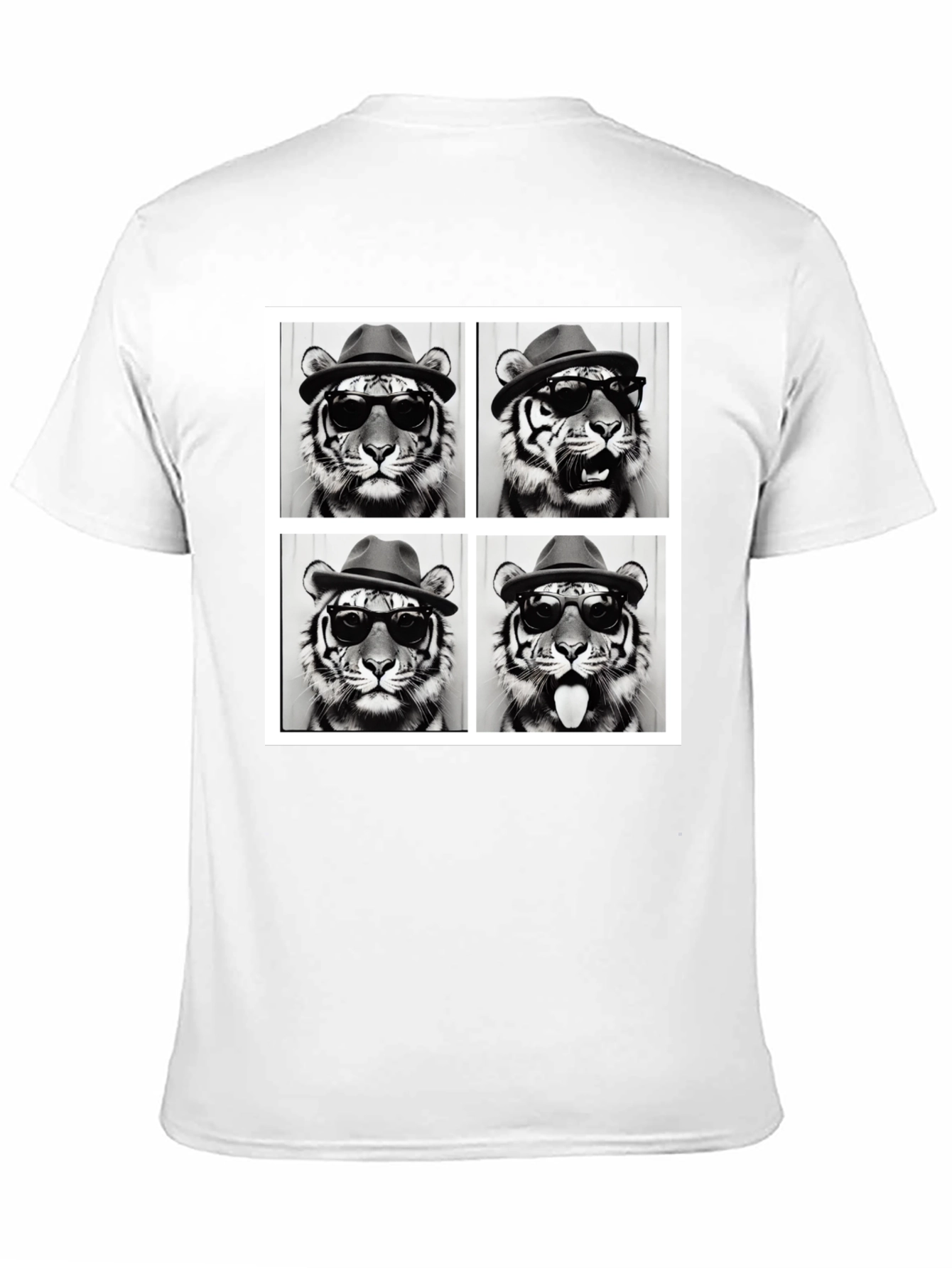Tiger Collage Graphic Tee - Cool & Unique Style