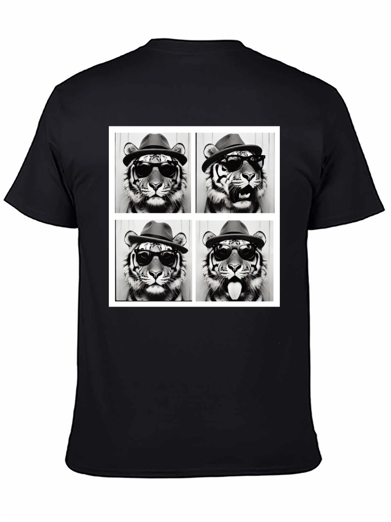 Tiger Collage Graphic Tee - Cool & Unique Style