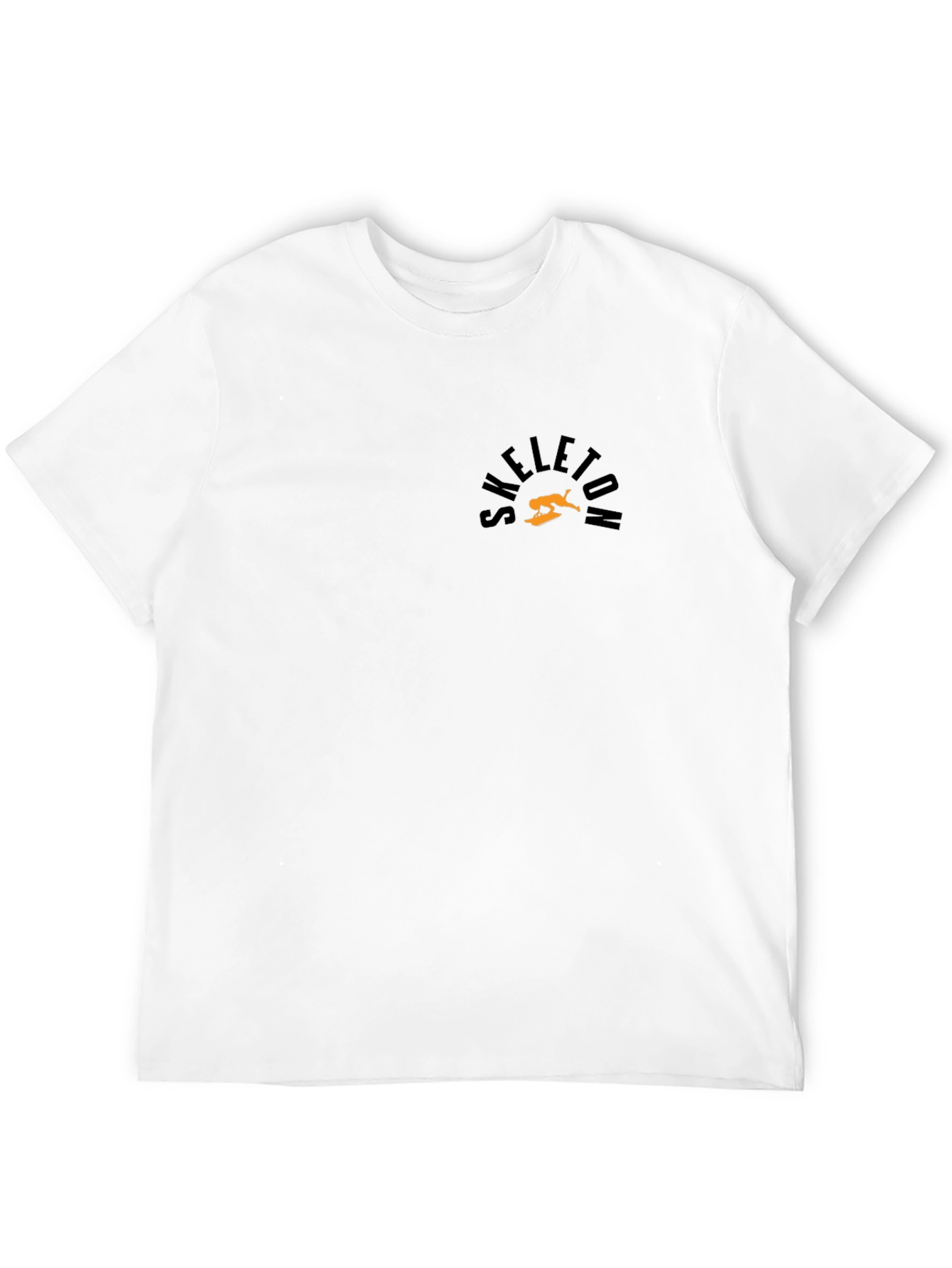 Skeleton Surfer Graphic Black T-Shirt