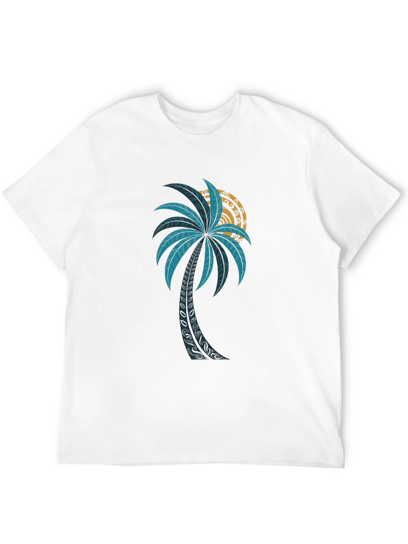 Palm Tree Graphic T-Shirt - Island Vibes