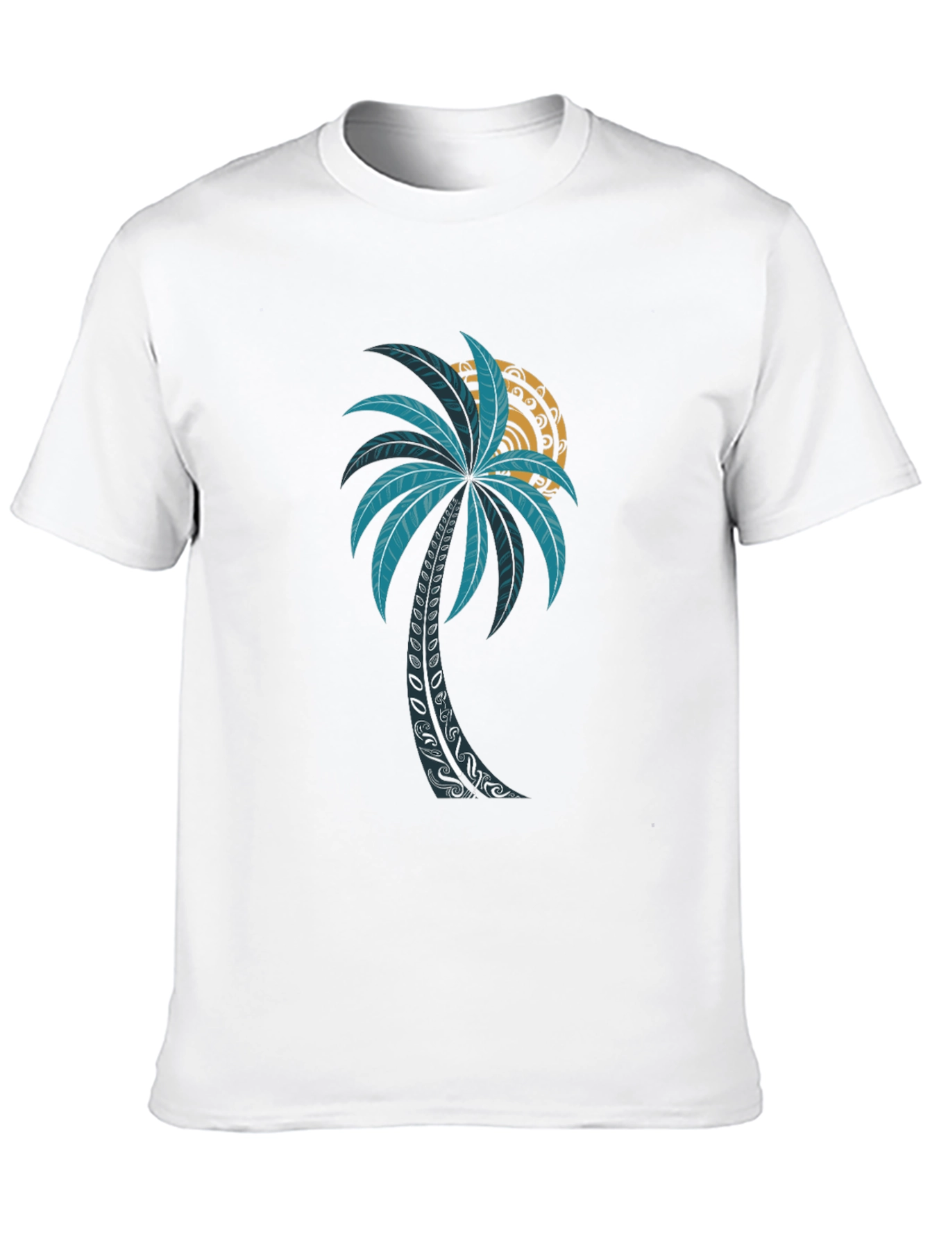 Palm Tree Graphic T-Shirt - Island Vibes