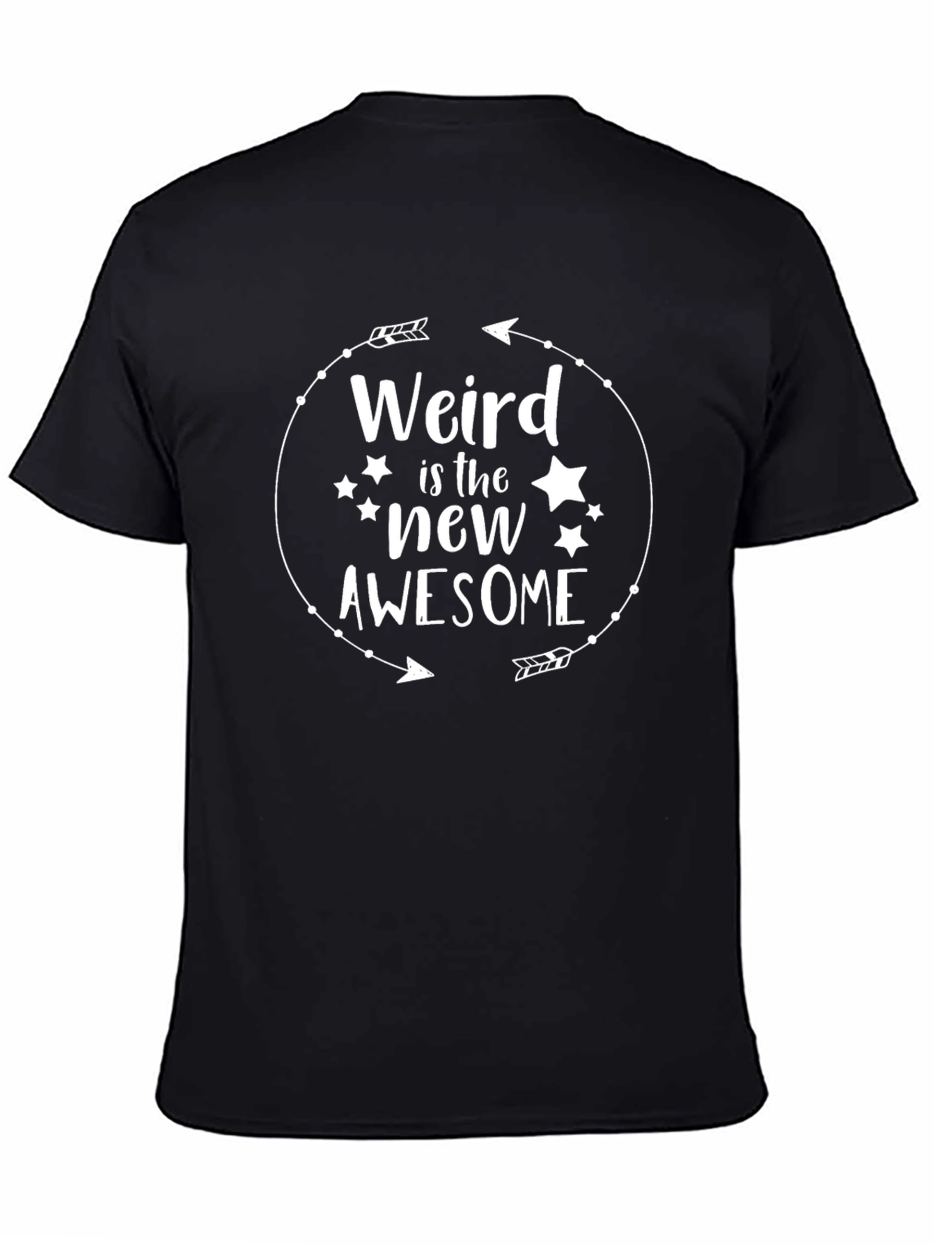 Weird is the New Awesome Black T-Shirt