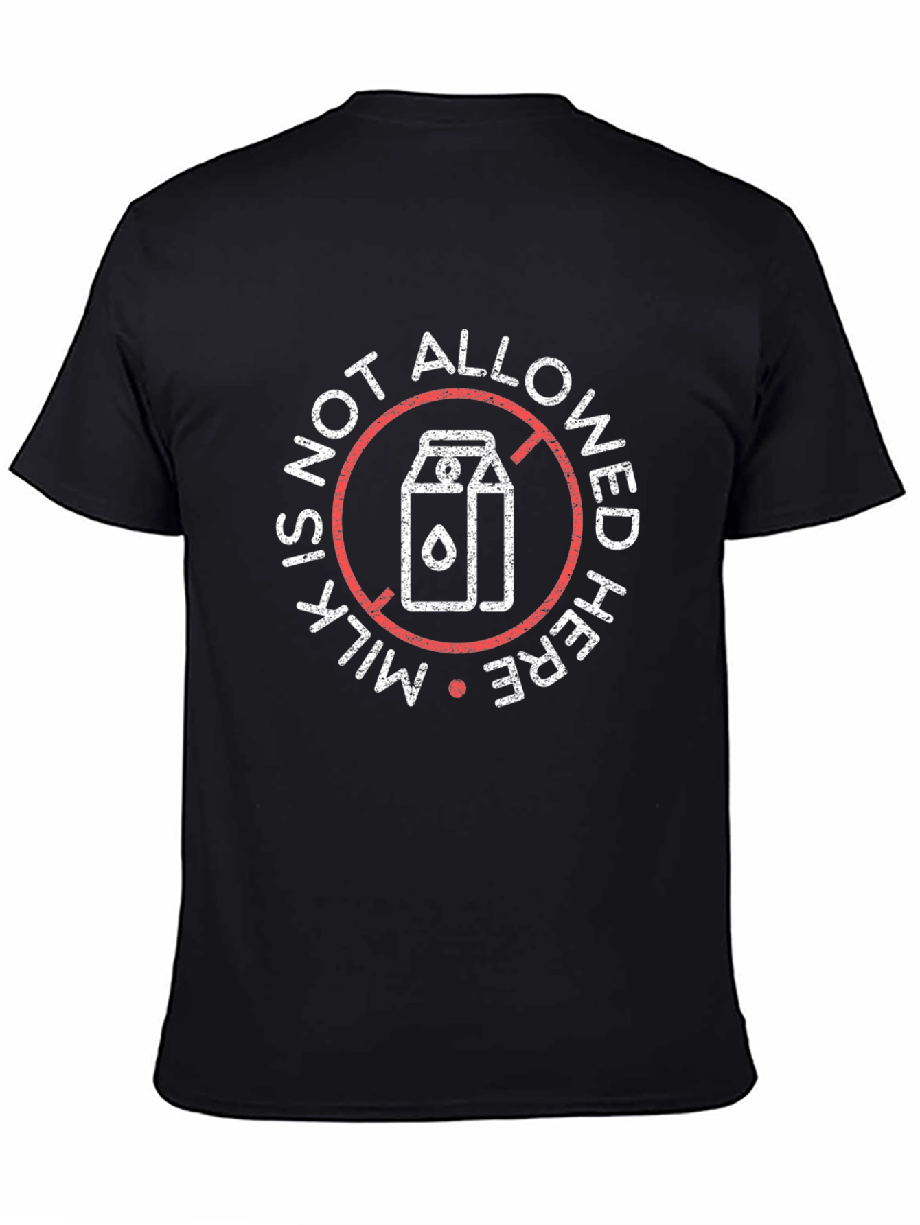 Milk Is Not Allowed Here T-Shirt - Vegan Style