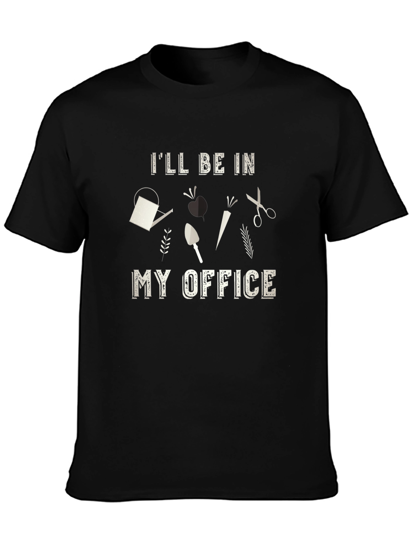 Gardeners Office T-Shirt: Gardening Tools Design