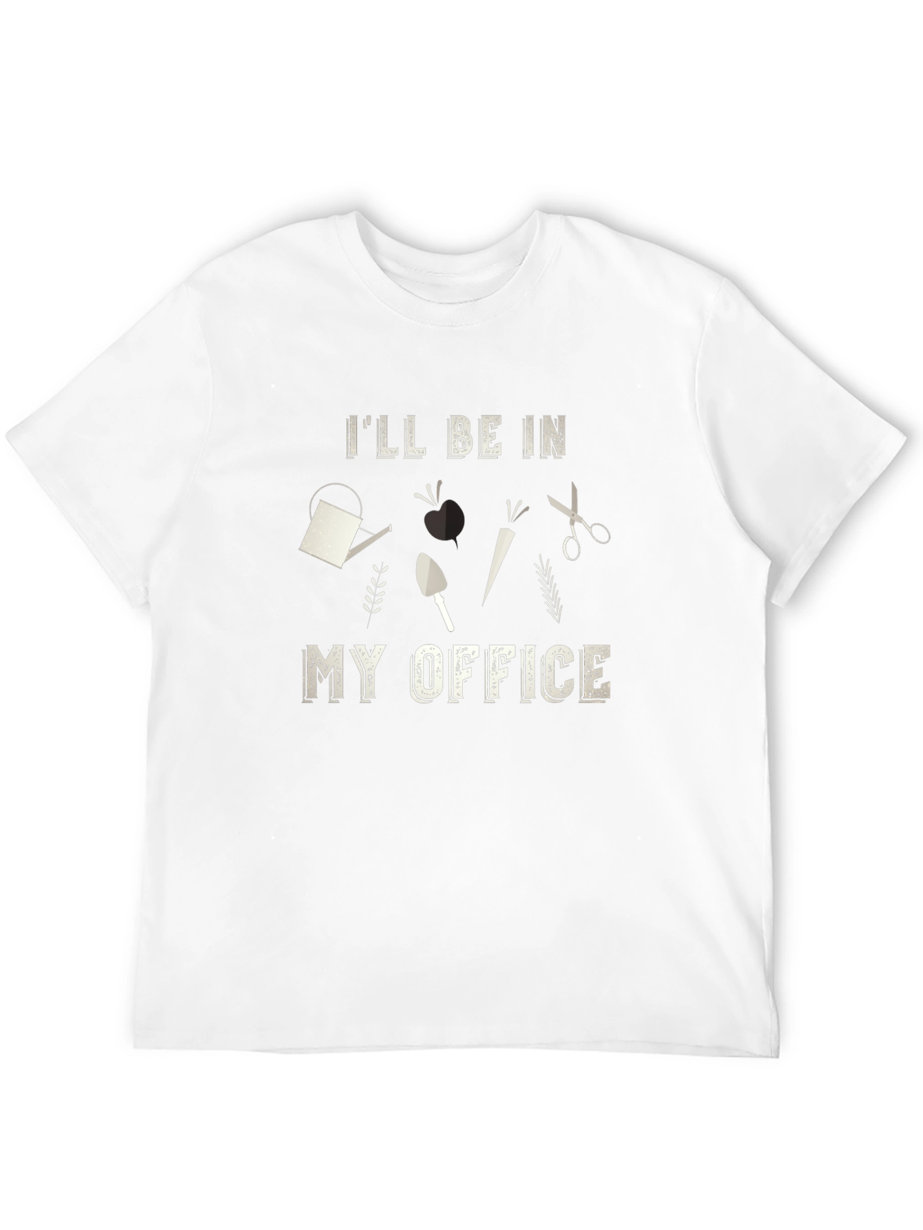 Gardeners Office T-Shirt: Gardening Tools Design