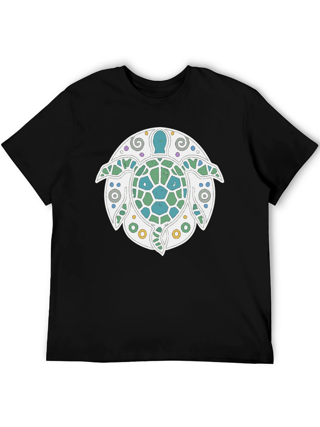 Turtle Graphic Tee - Stylish Black T-Shirt