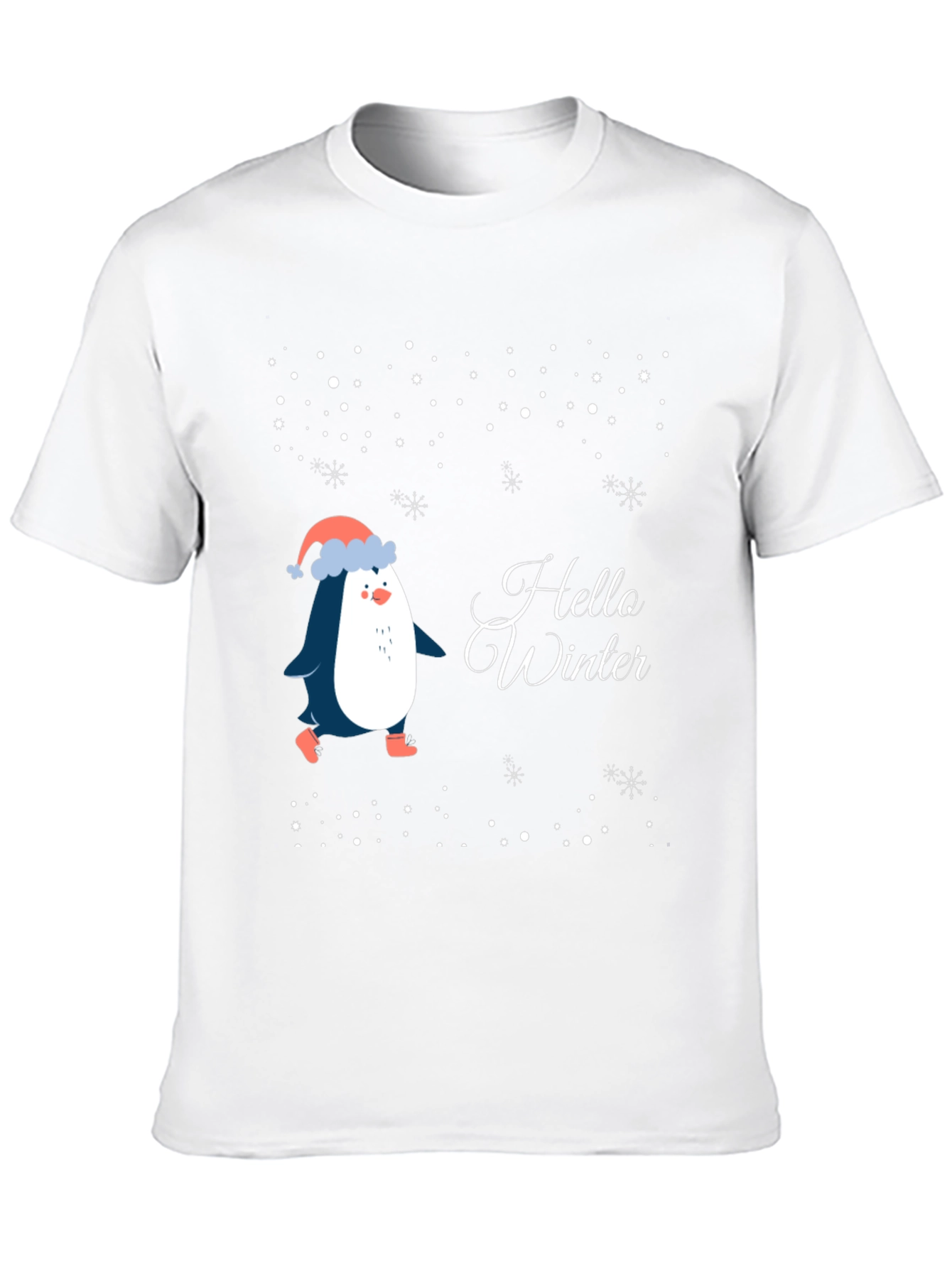 Hello Winter Penguin T-Shirt