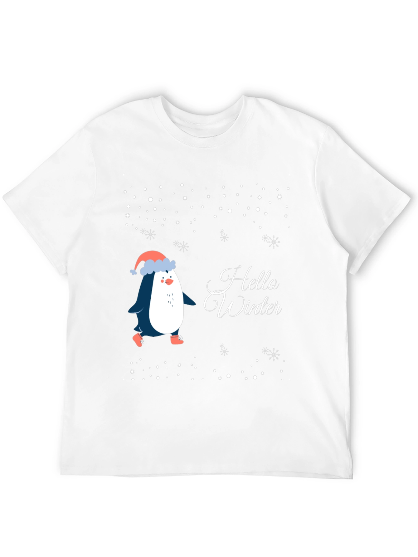 Hello Winter Penguin T-Shirt