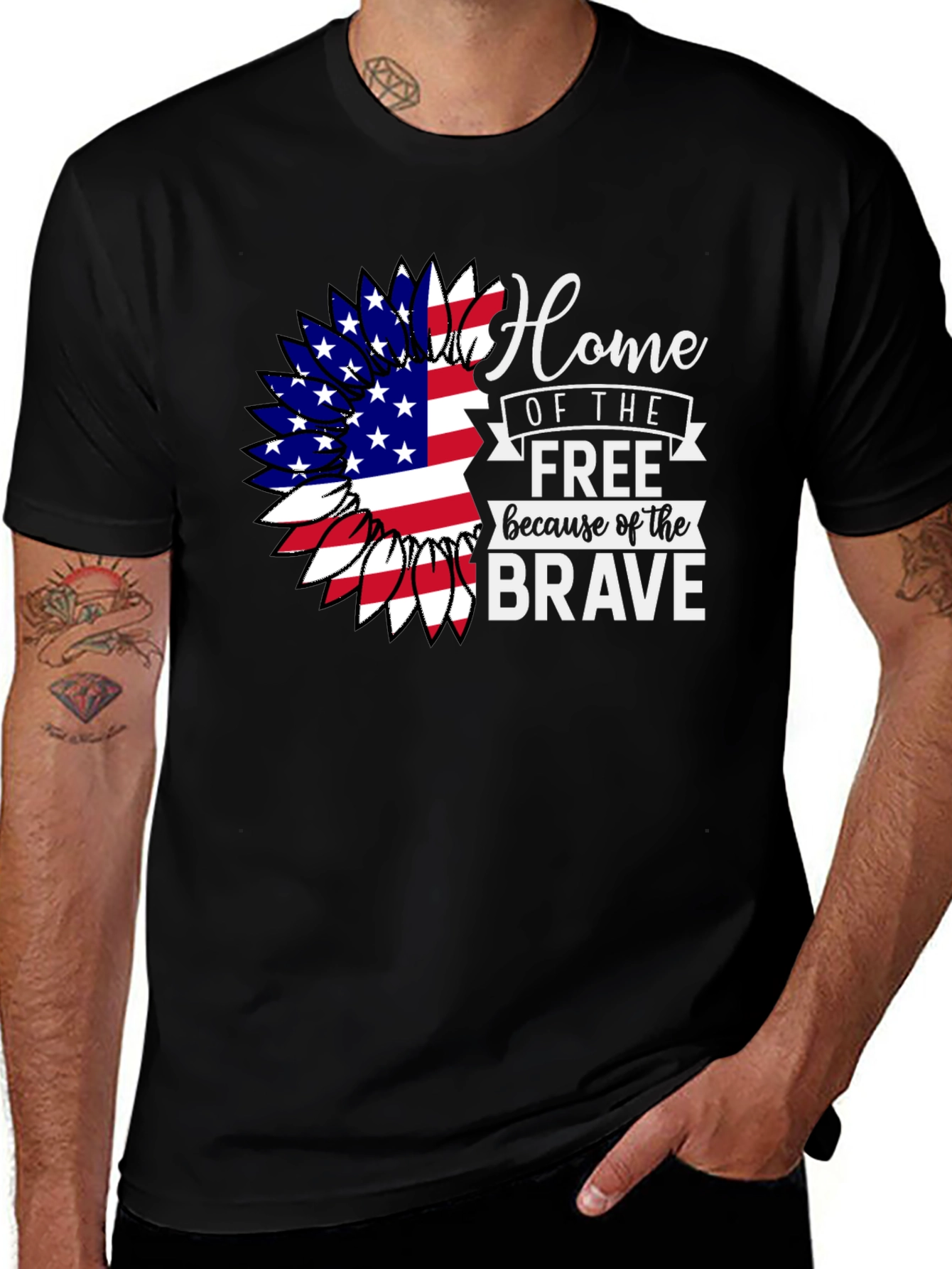Home of the Free Patriotic T-Shirt