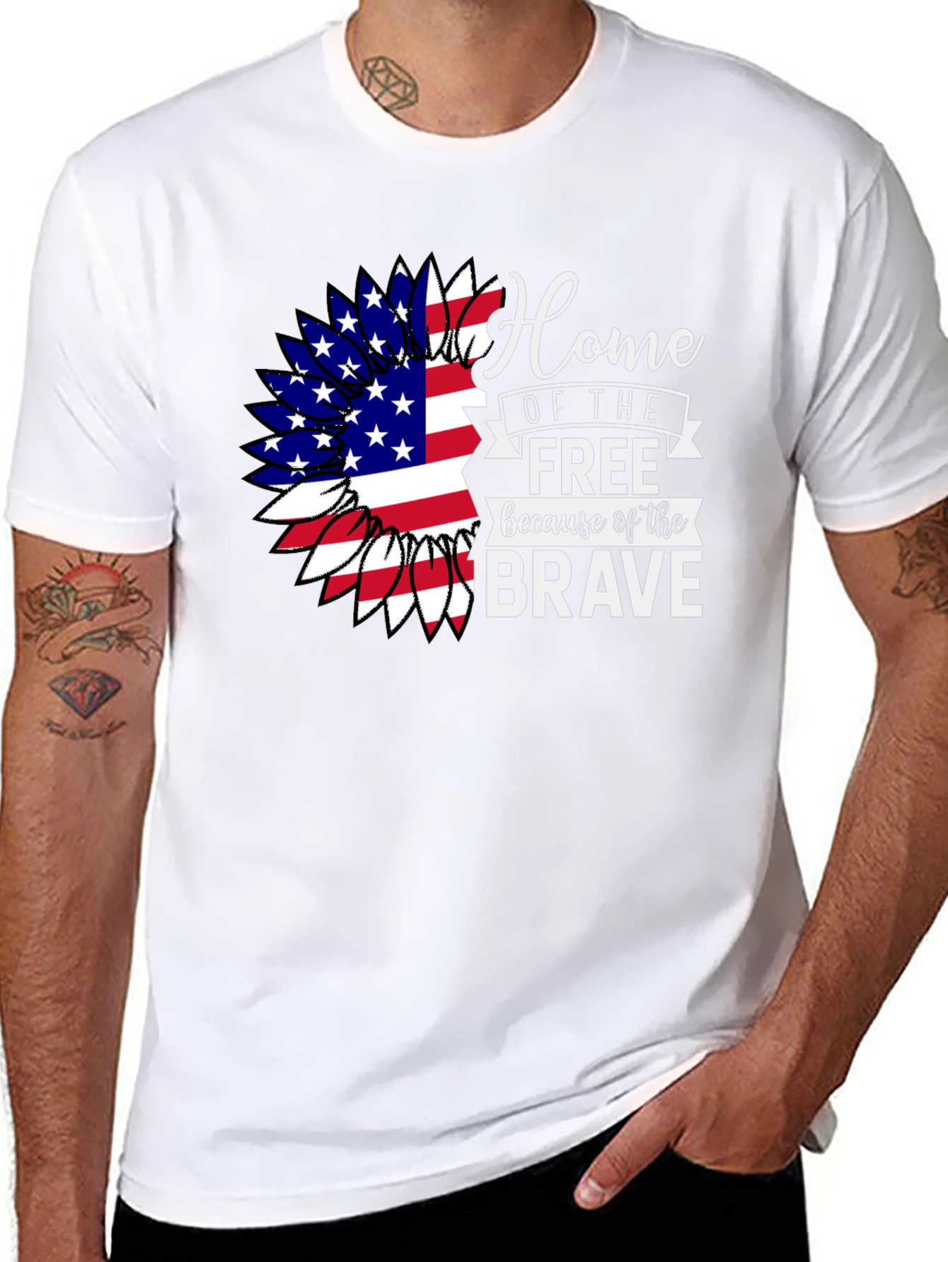 Home of the Free Patriotic T-Shirt