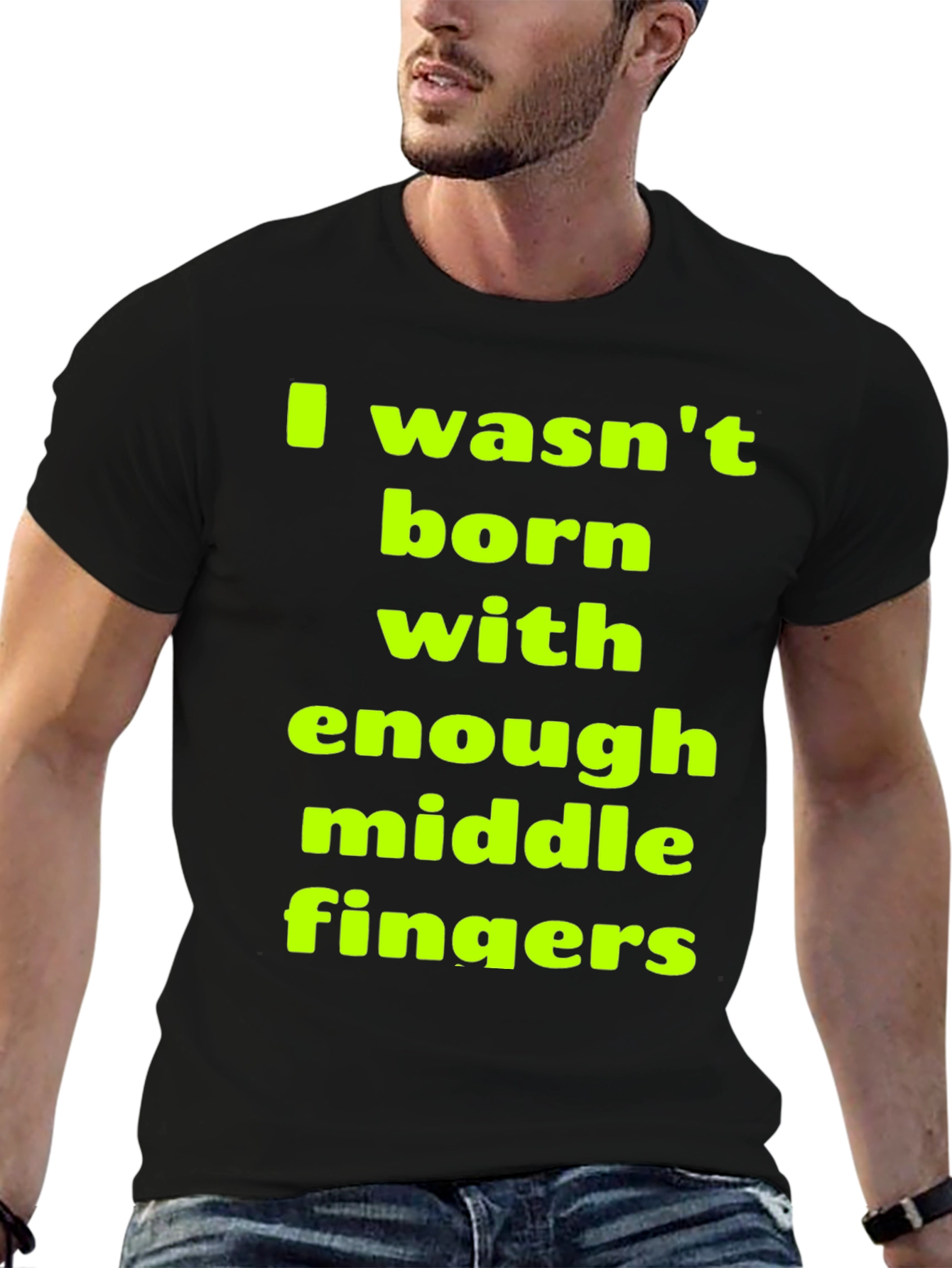 Funny Sarcastic Middle Finger T-Shirt