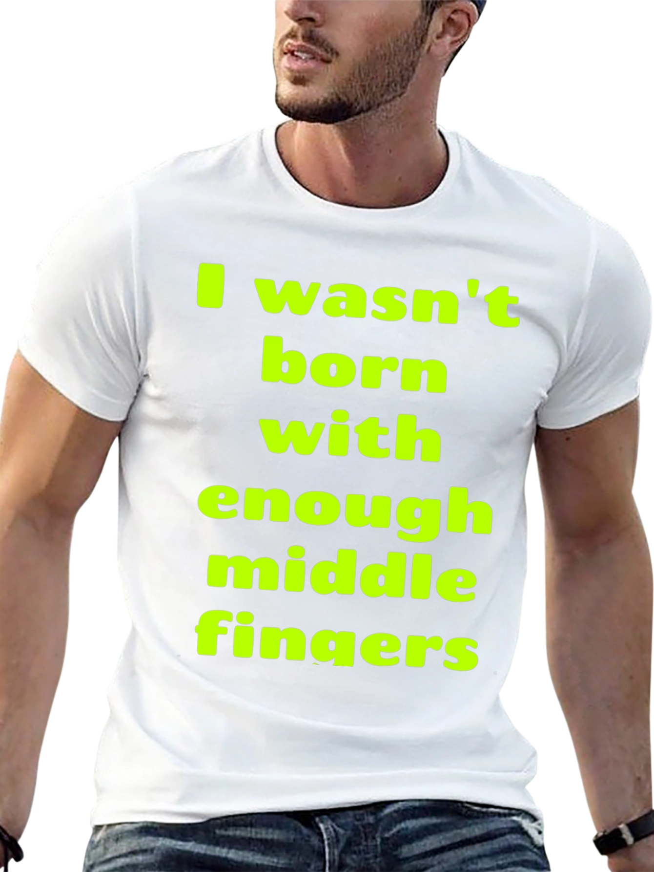 Funny Sarcastic Middle Finger T-Shirt