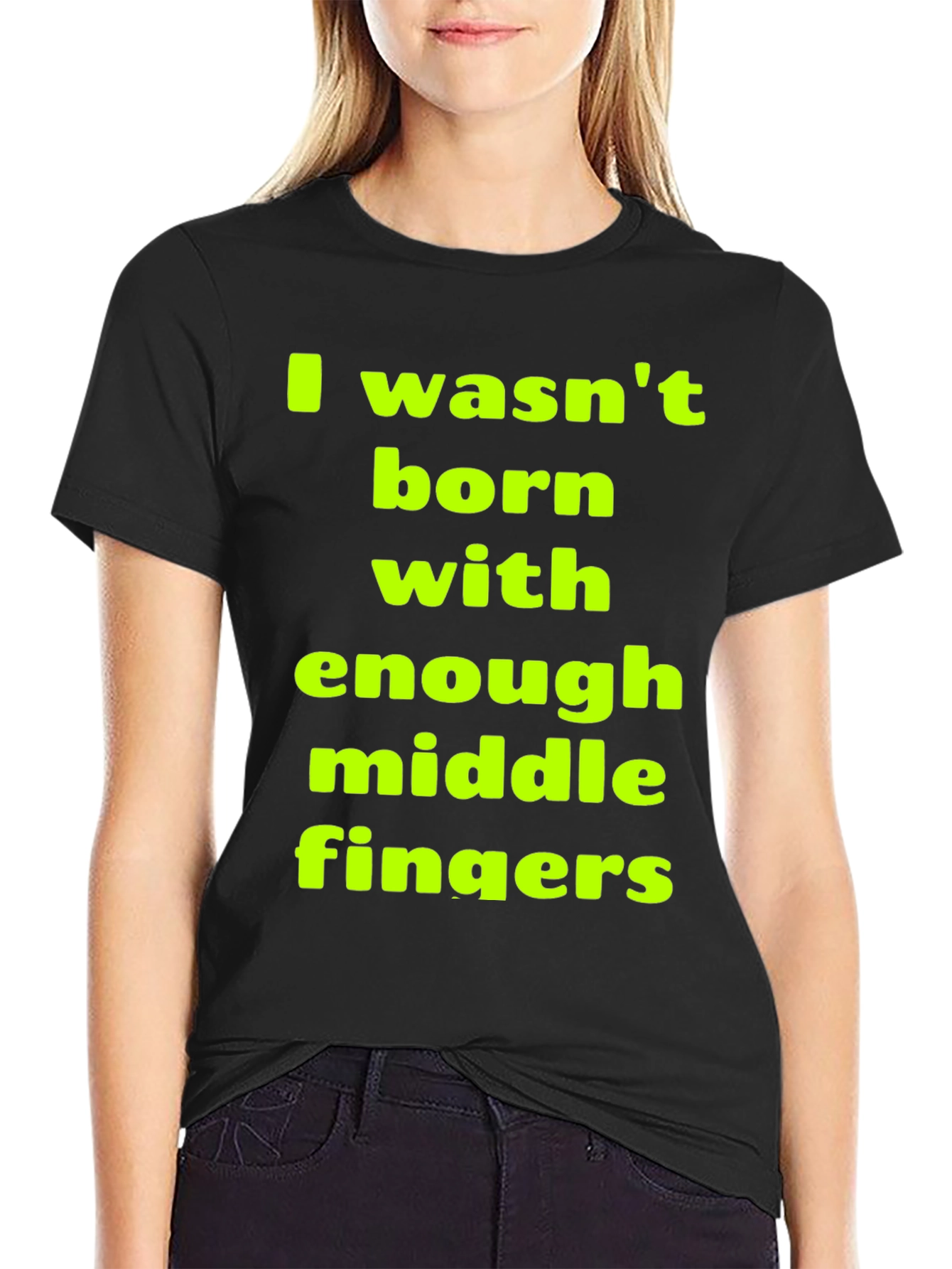 Funny Sarcastic Middle Finger T-Shirt
