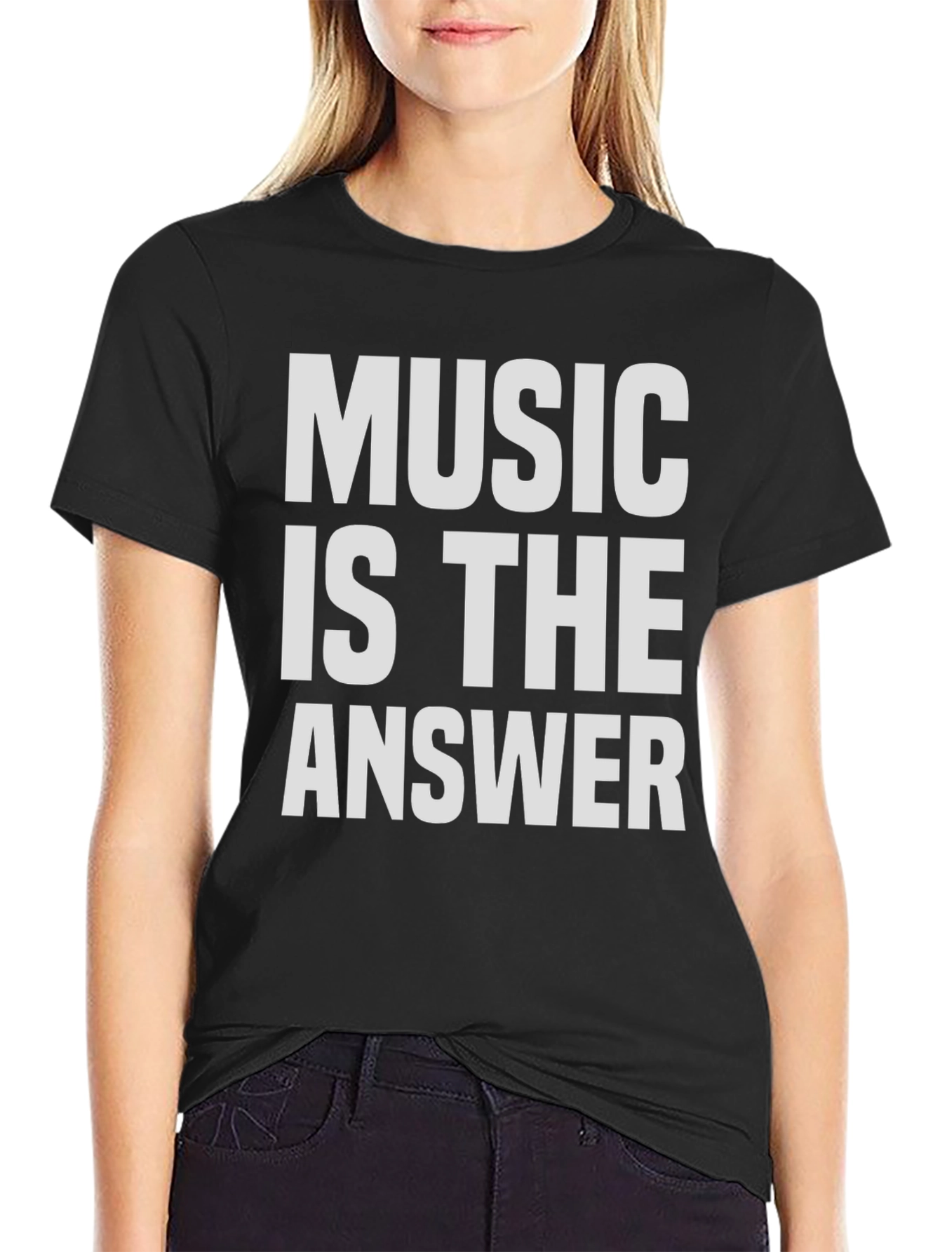 Music Is The Answer Graphic T-Shirt